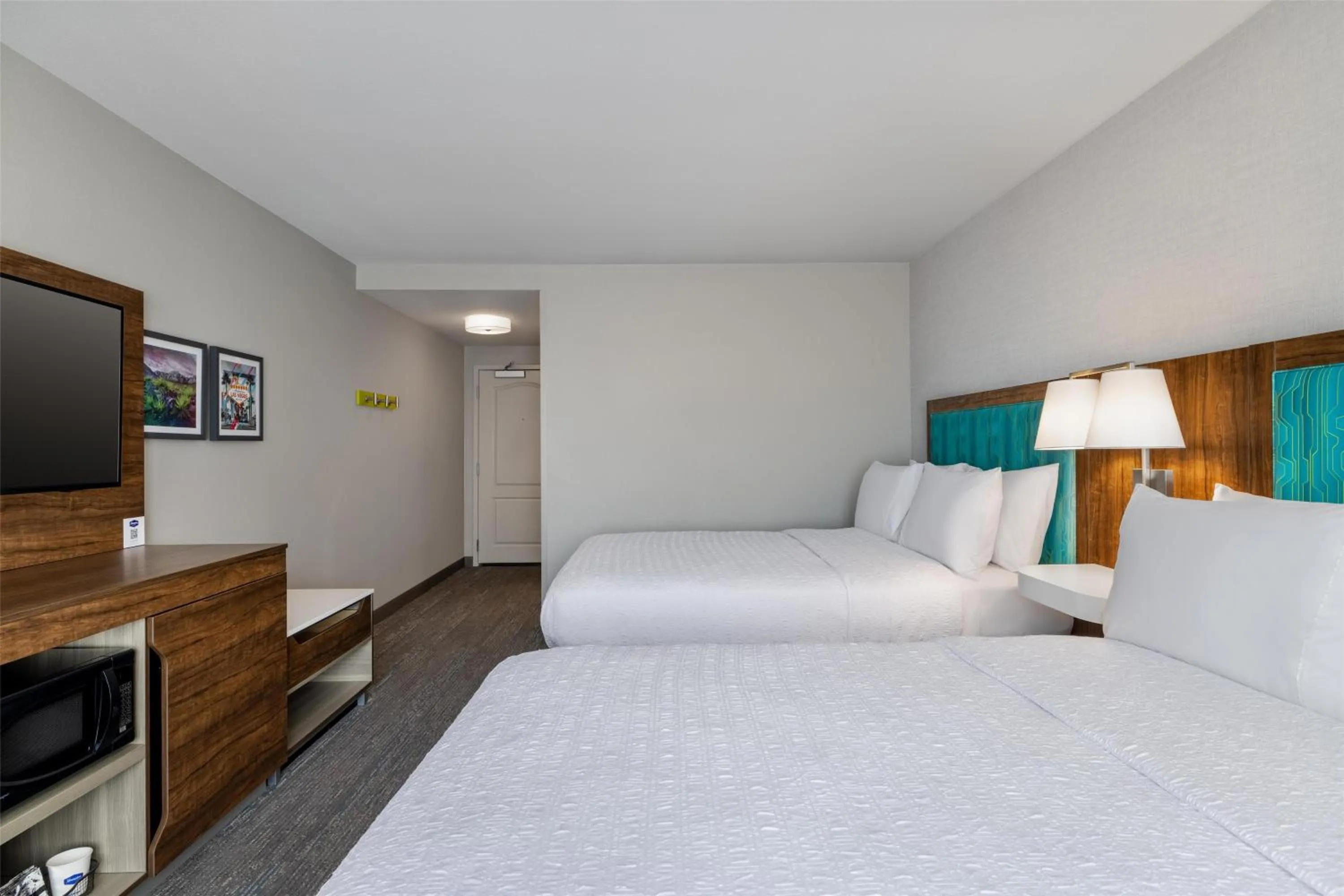 Bed in Hampton Inn Las Vegas/North Speedway