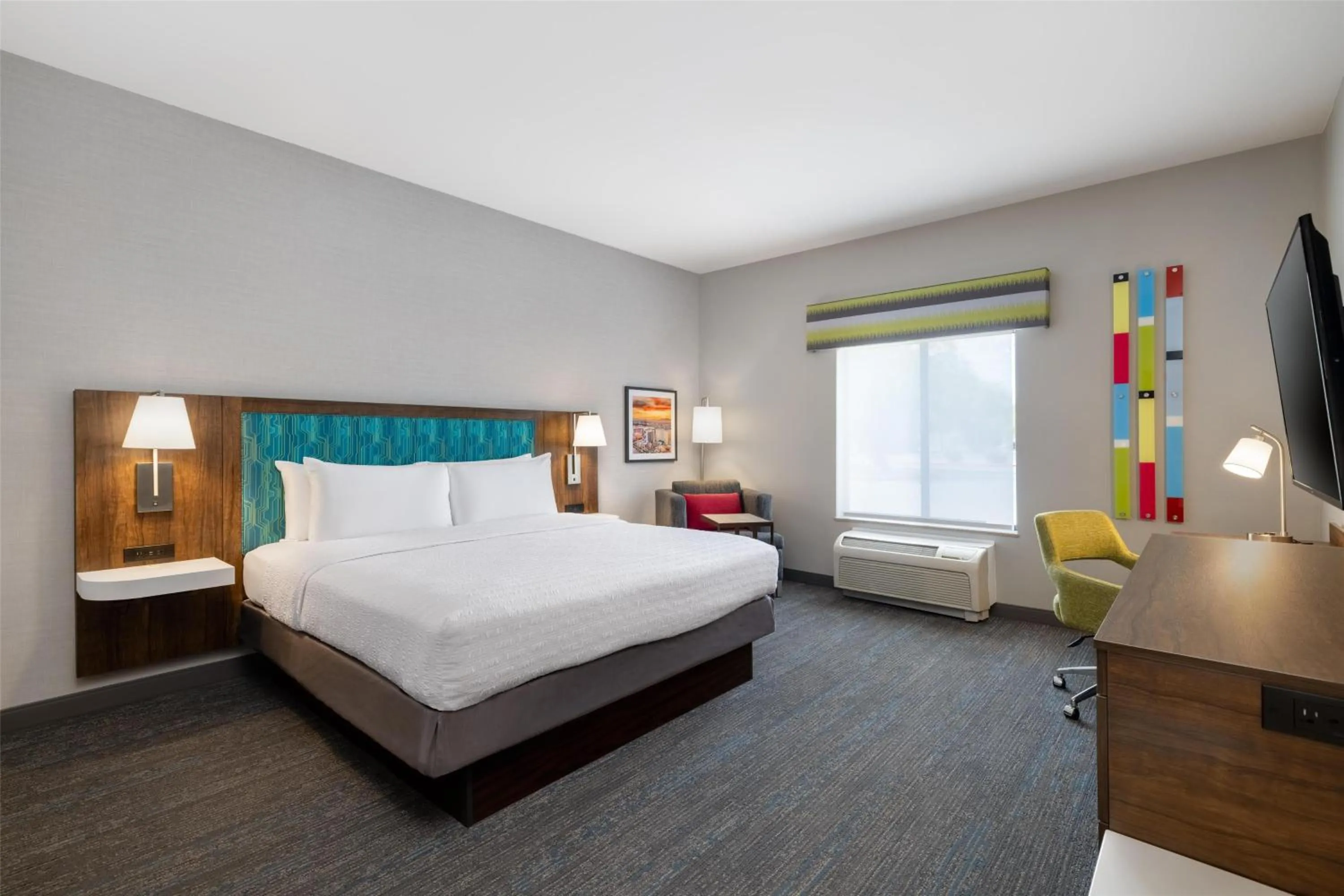 Bed in Hampton Inn Las Vegas/North Speedway