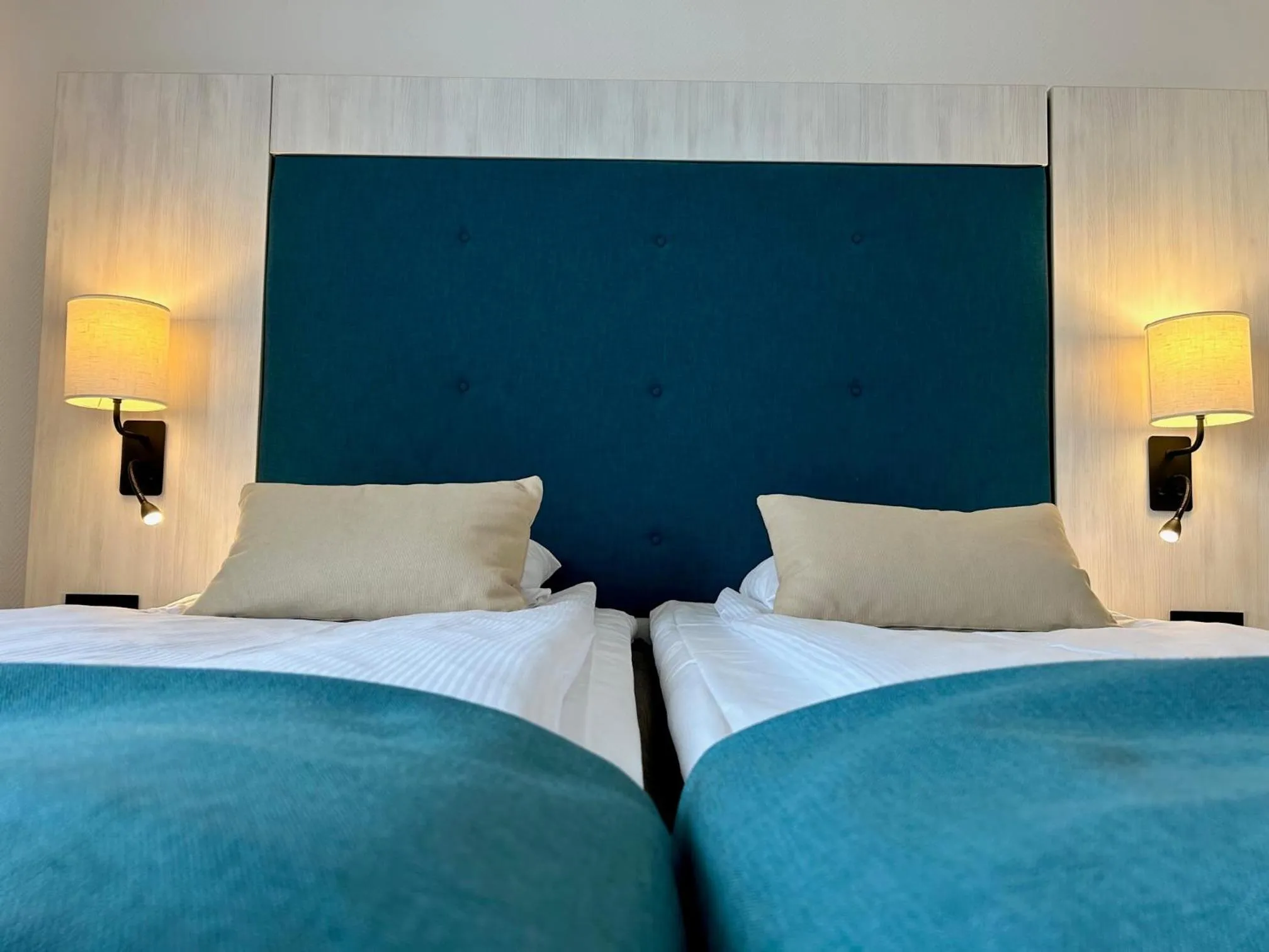 Bed in Sturup Airport Hotel