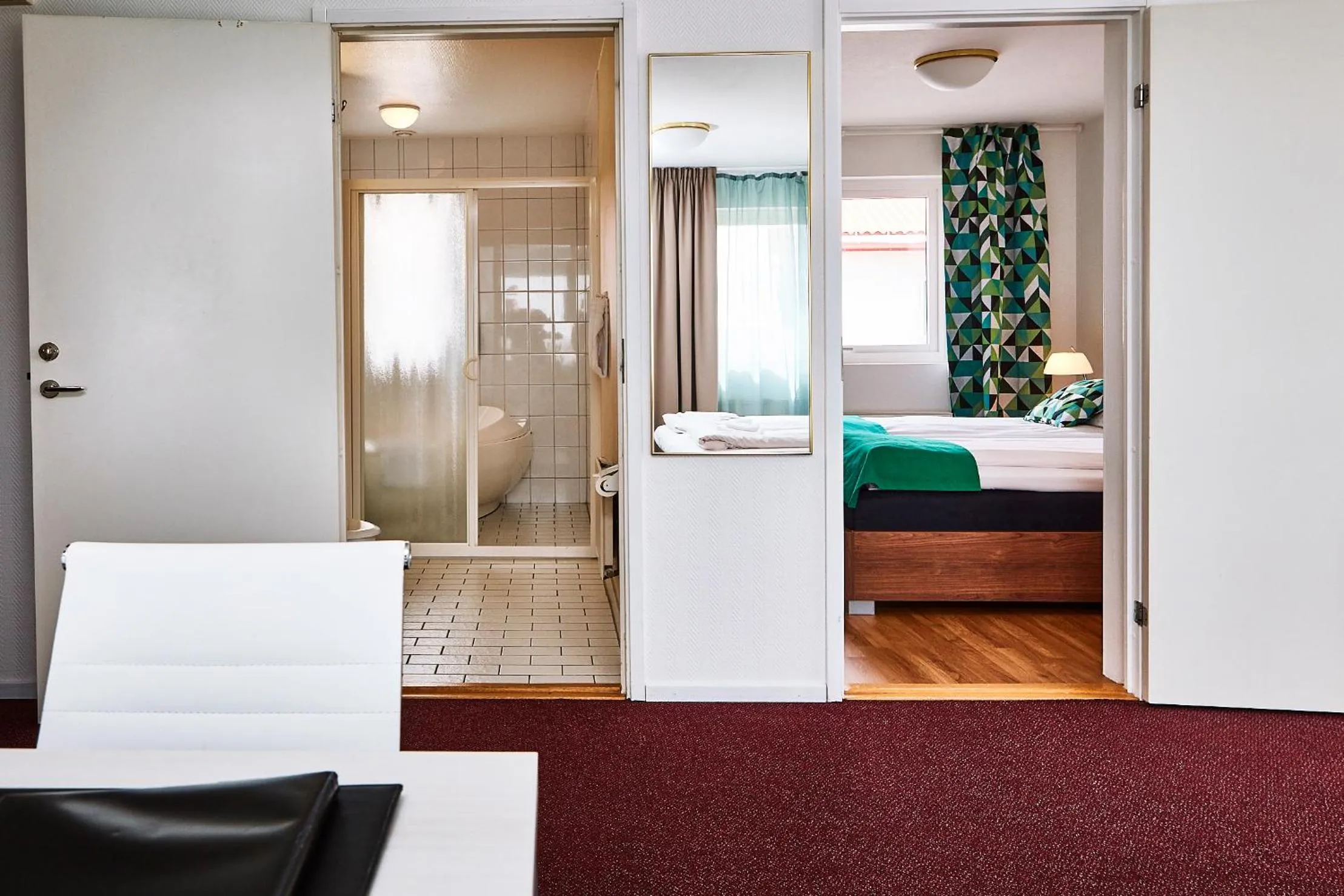 Bed in Sturup Airport Hotel