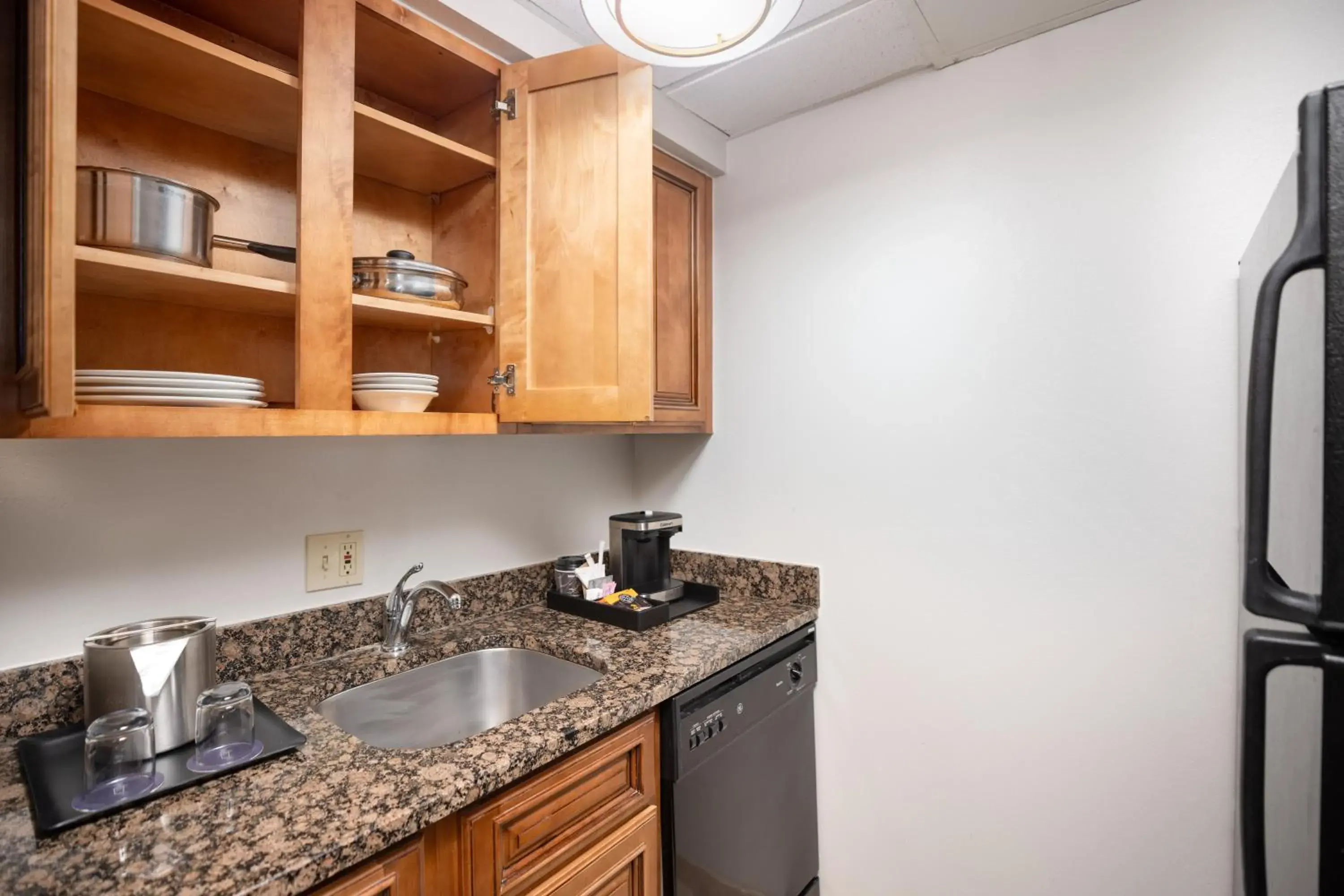 King Studio with Roll-In Shower and Kitchen - Mobility Accessible in DoubleTree by Hilton Houston Medical Center Hotel & Suites King Studio with Roll-In Shower and Kitchen - Mobility Accessible in DoubleTree by Hilton Houston Medical Center Hotel & Suites