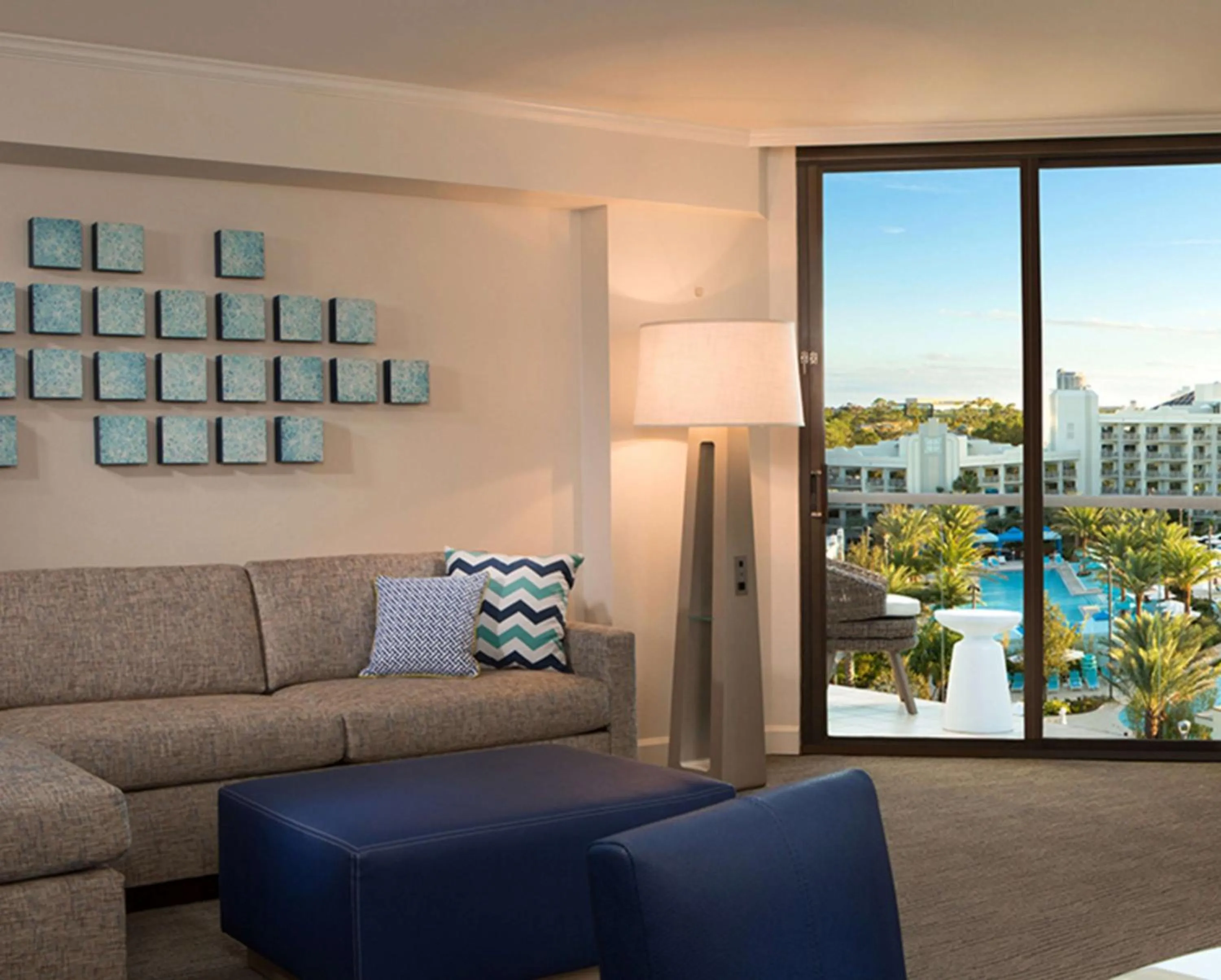 Living room in Hilton Orlando Buena Vista Palace - Disney Springs Area