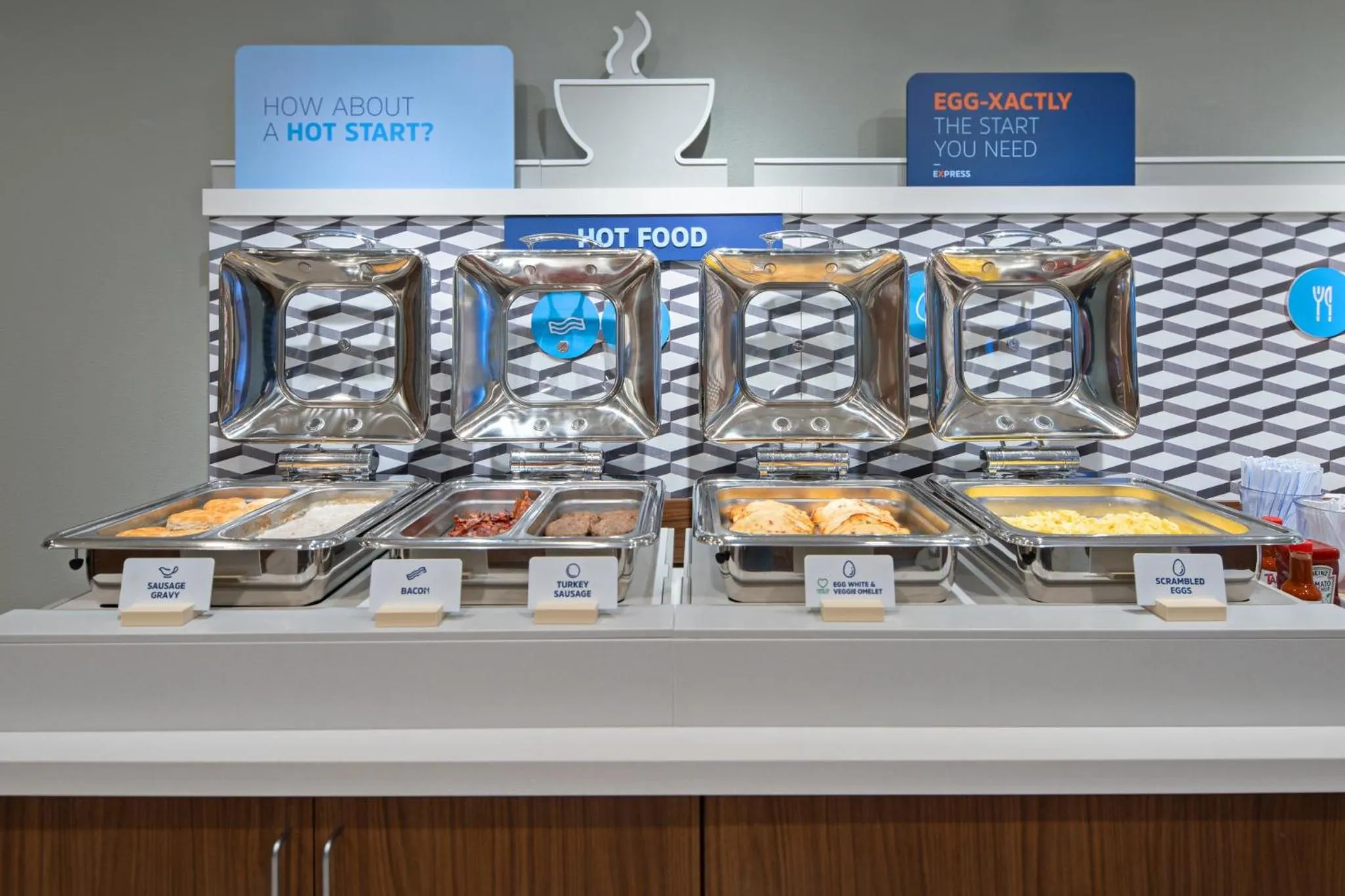 Breakfast in Holiday Inn Express Seattle - Sea-Tac Airport by IHG