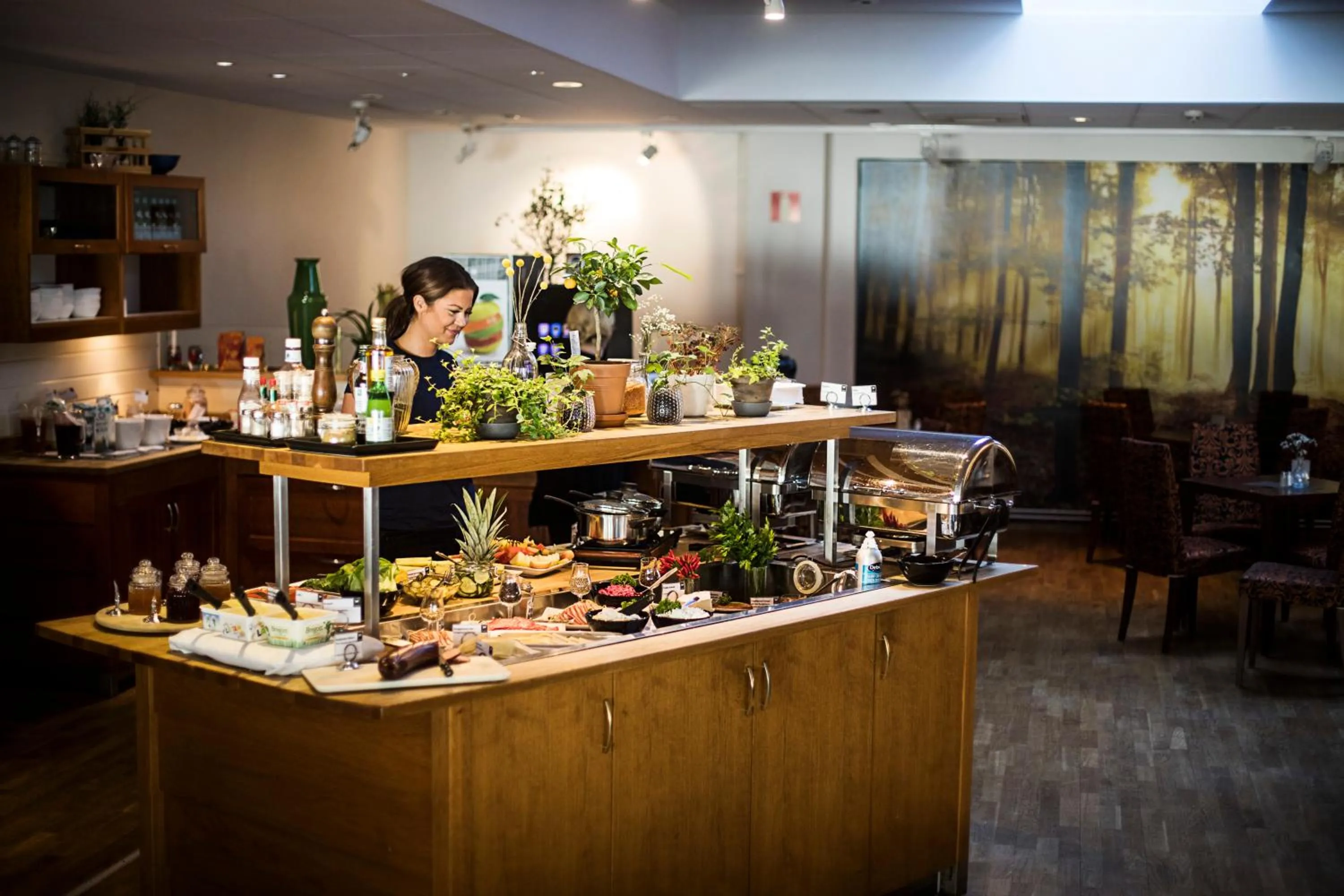 Buffet breakfast in First Hotel Jörgen Kock