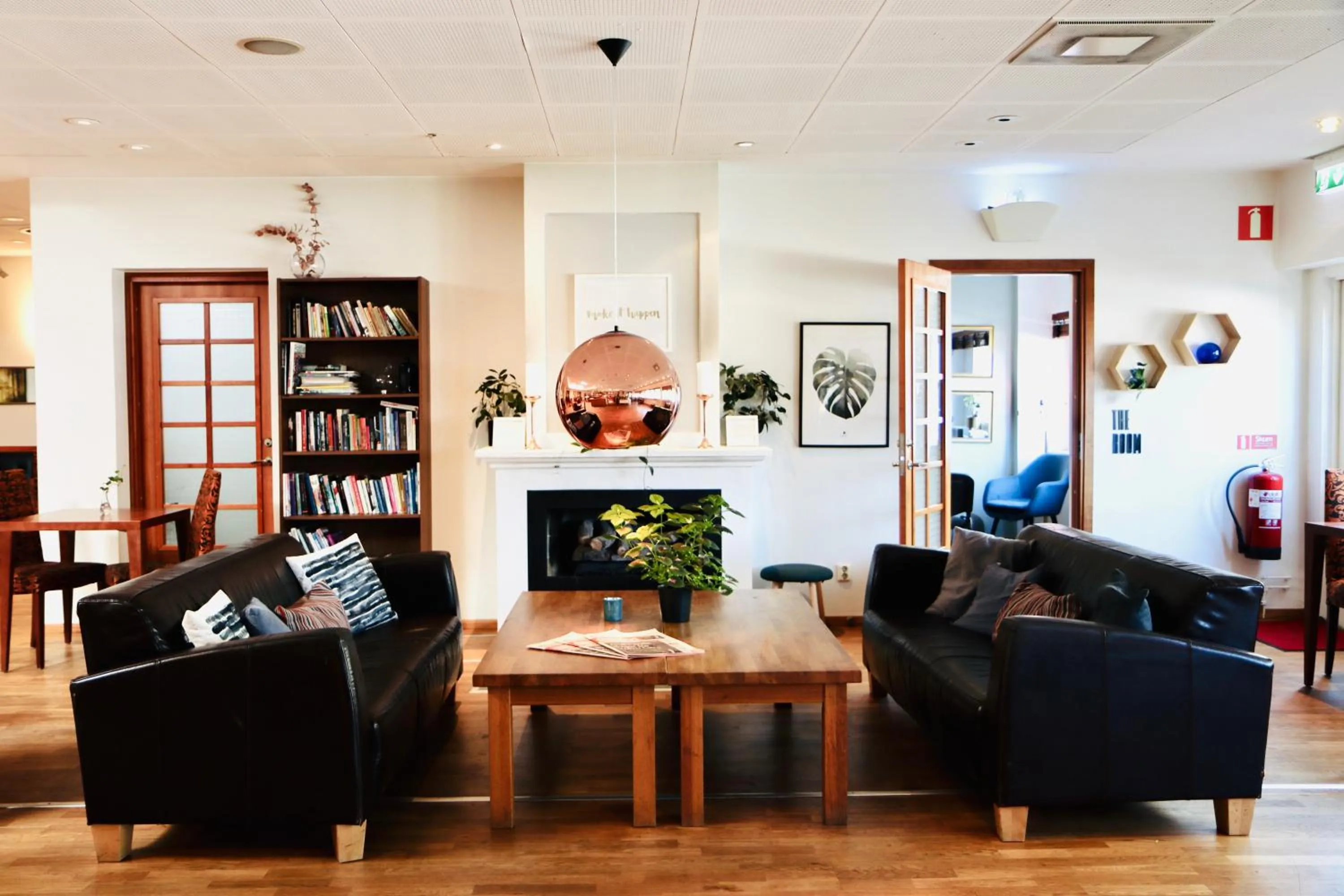 Living room in First Hotel Jörgen Kock