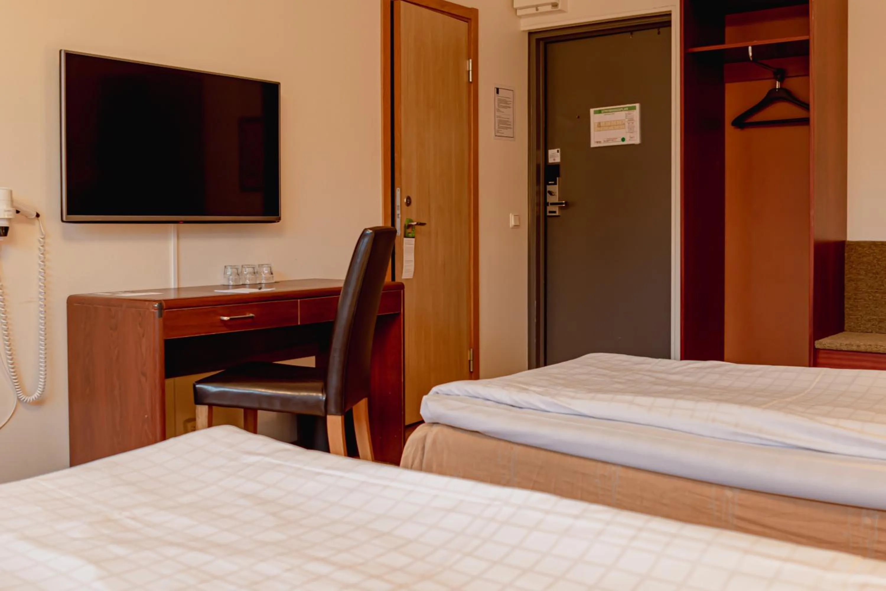 Bed in First Hotel Jörgen Kock