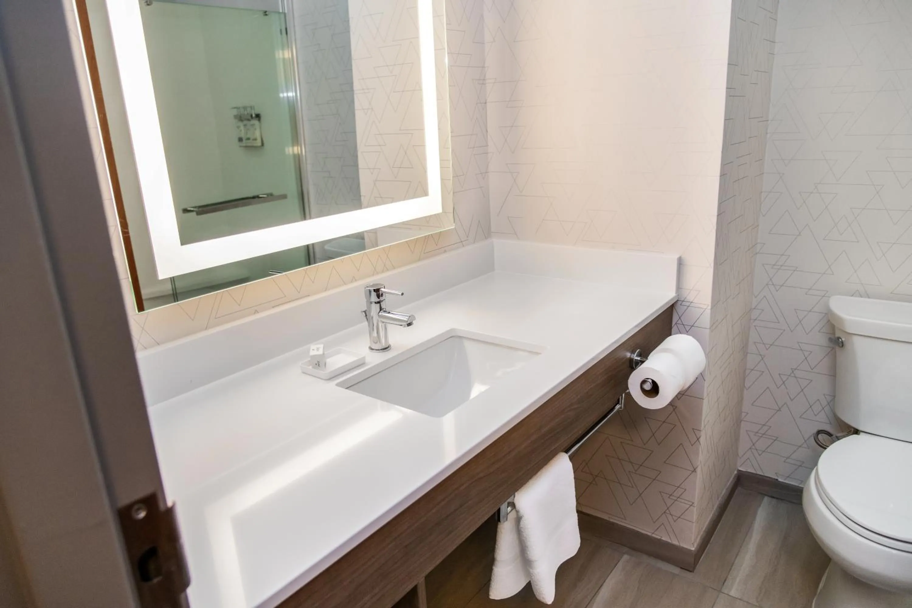 Bathroom in Holiday Inn Express Hotel & Suites Pittsburgh-South Side by IHG