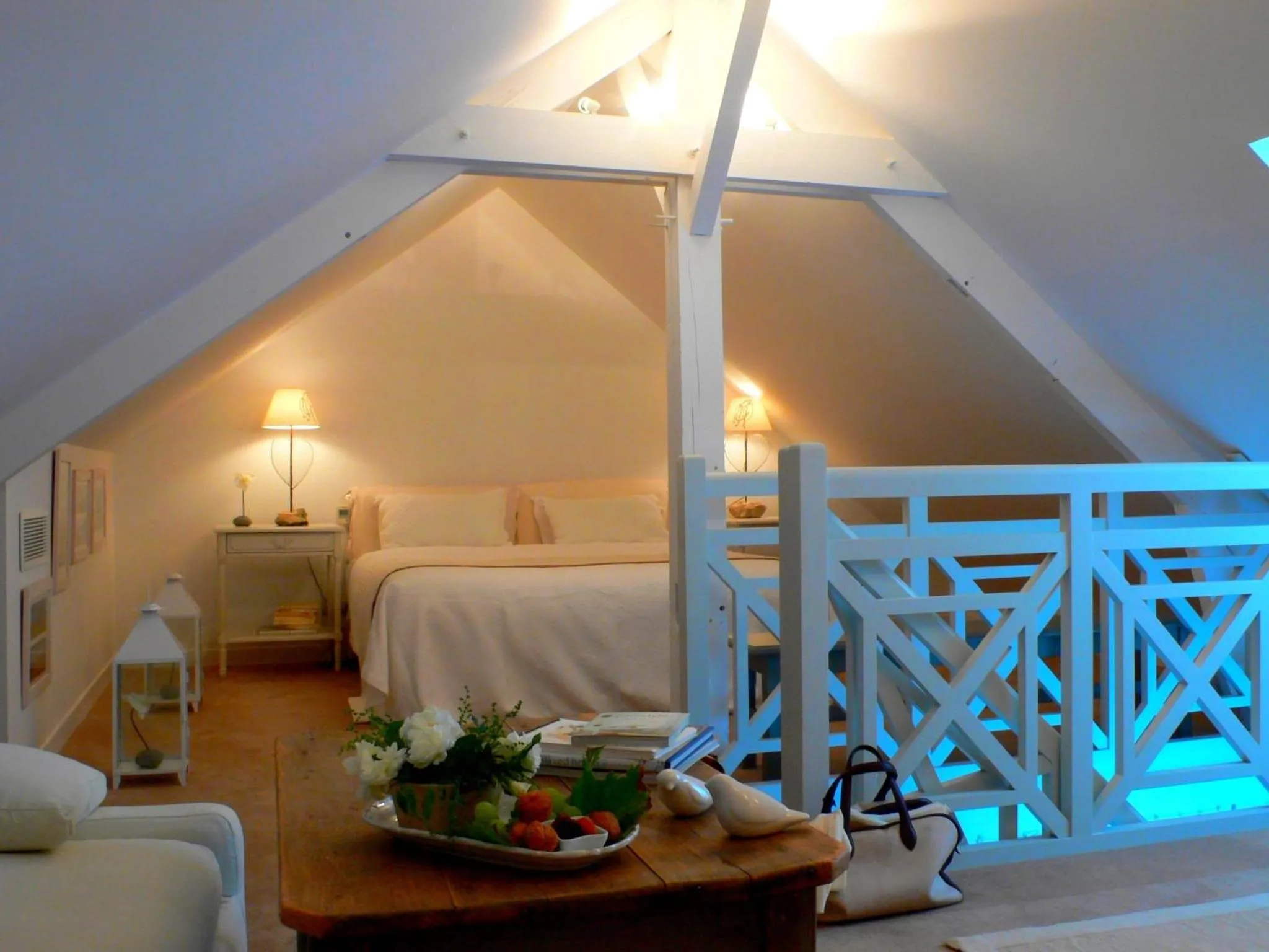 Bed in La Marine de Loire Hôtel & Spa