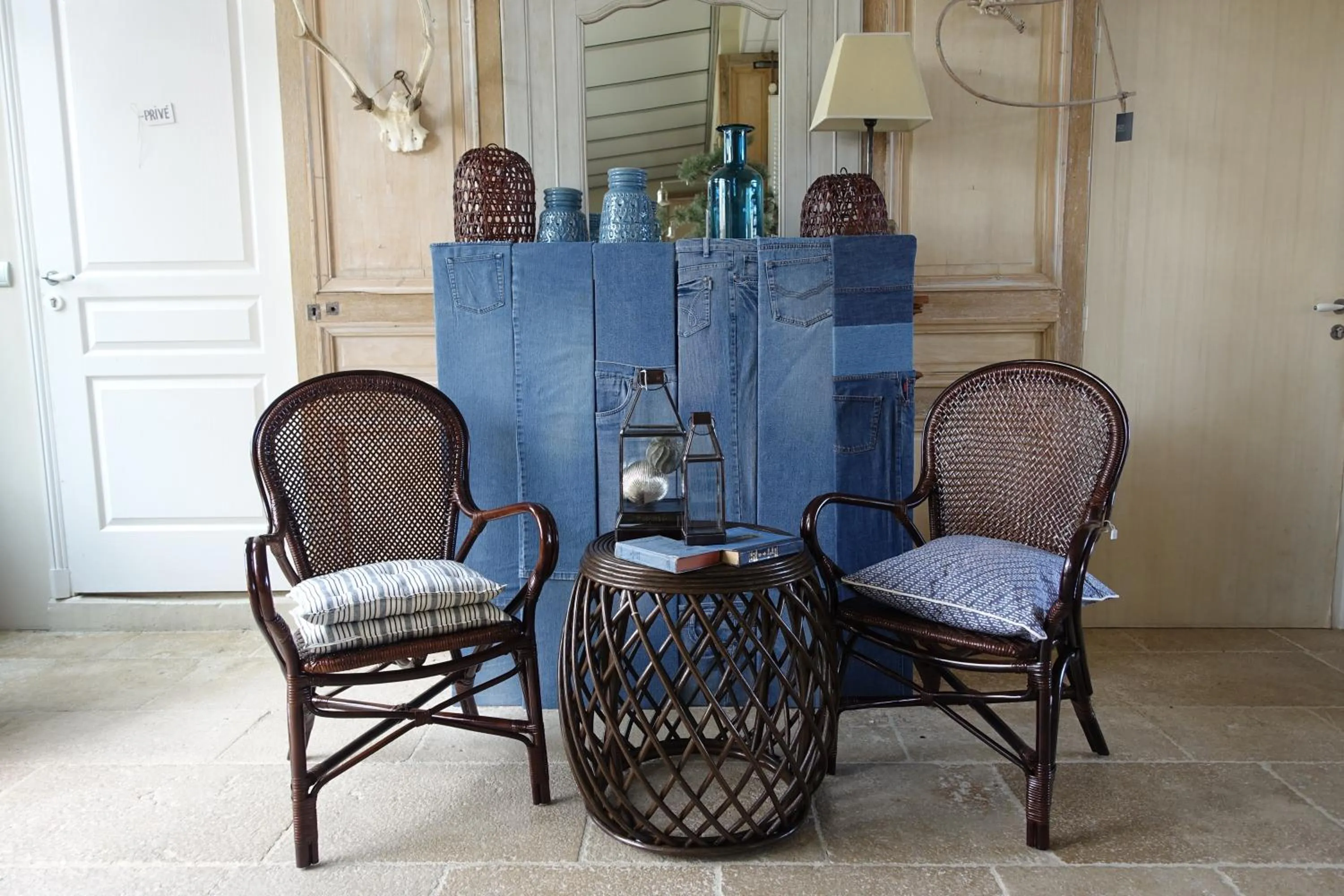 Living room in La Marine de Loire Hôtel & Spa