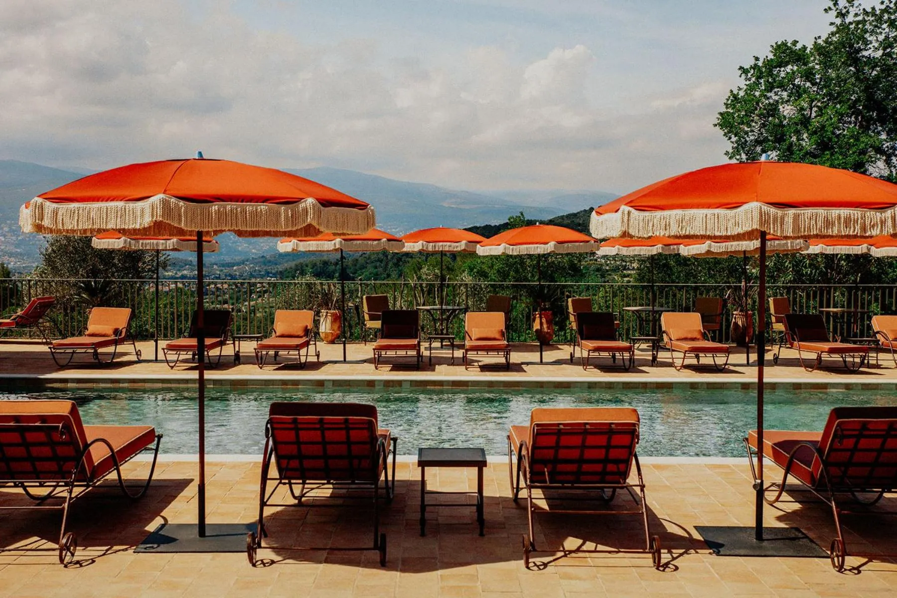 Natural landscape in Le Mas Candille