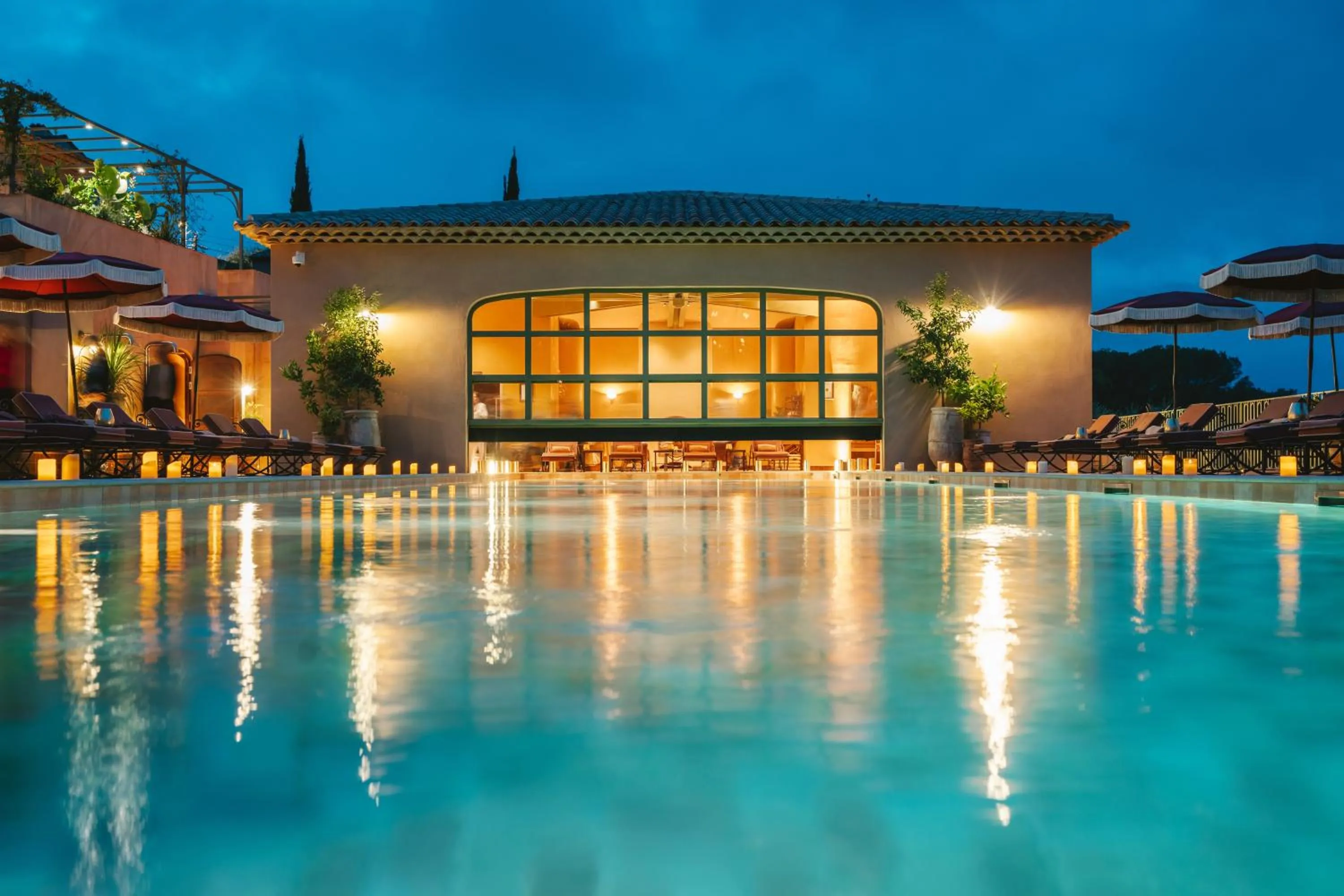 Swimming pool in Le Mas Candille