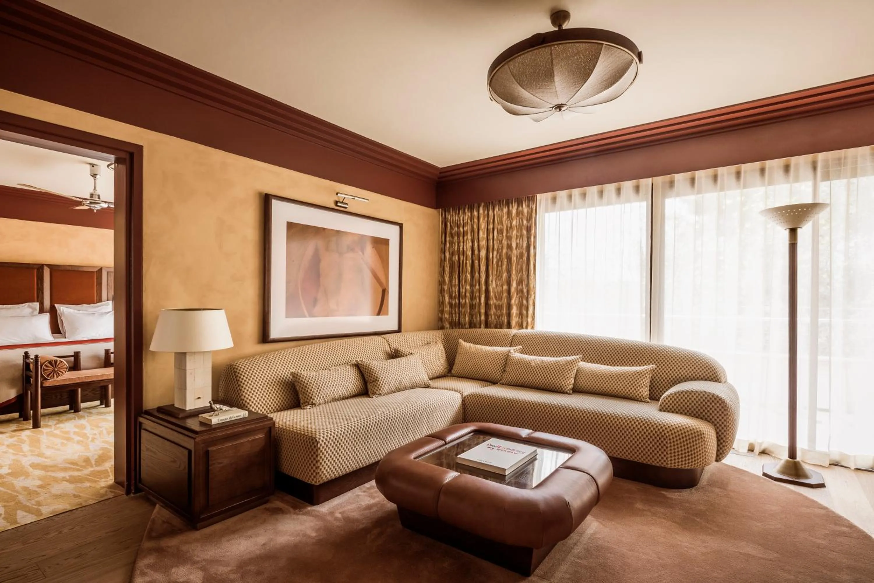 Living room in Le Mas Candille