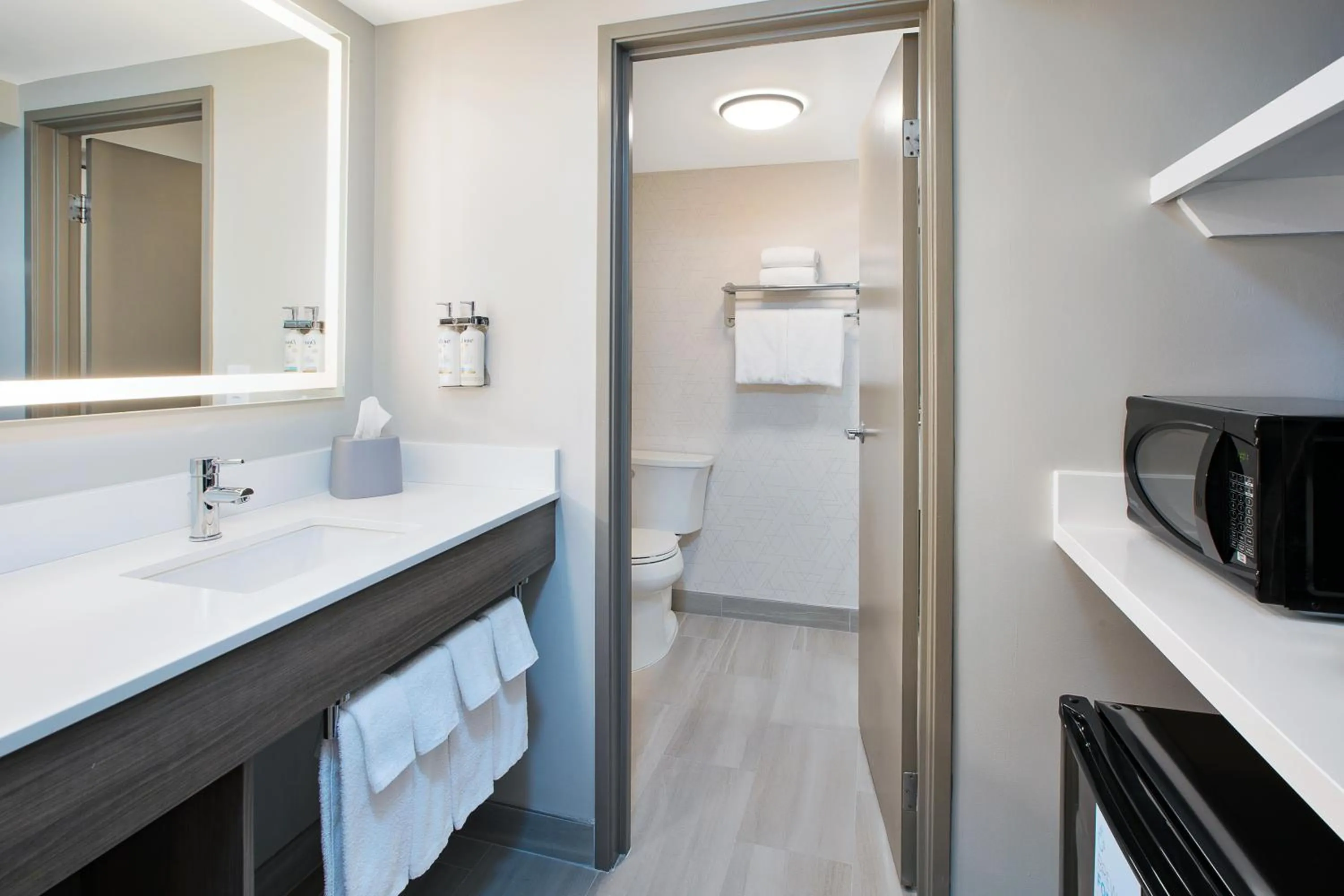 Bathroom in Holiday Inn Express Hotel & Suites Pittsburgh Airport by IHG