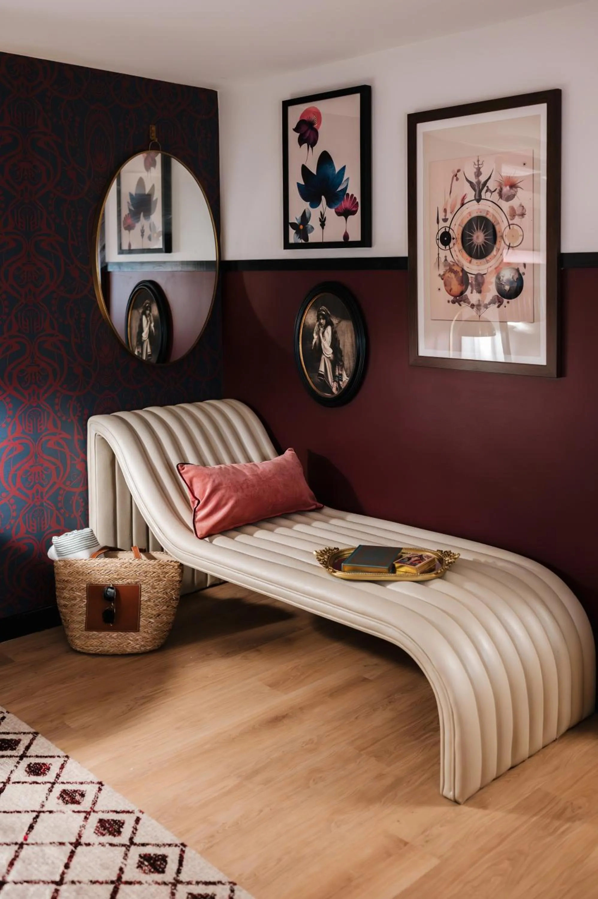 Decorative detail, Bed in UNCOMMONER HOTEL by Reverie Boutique Collection