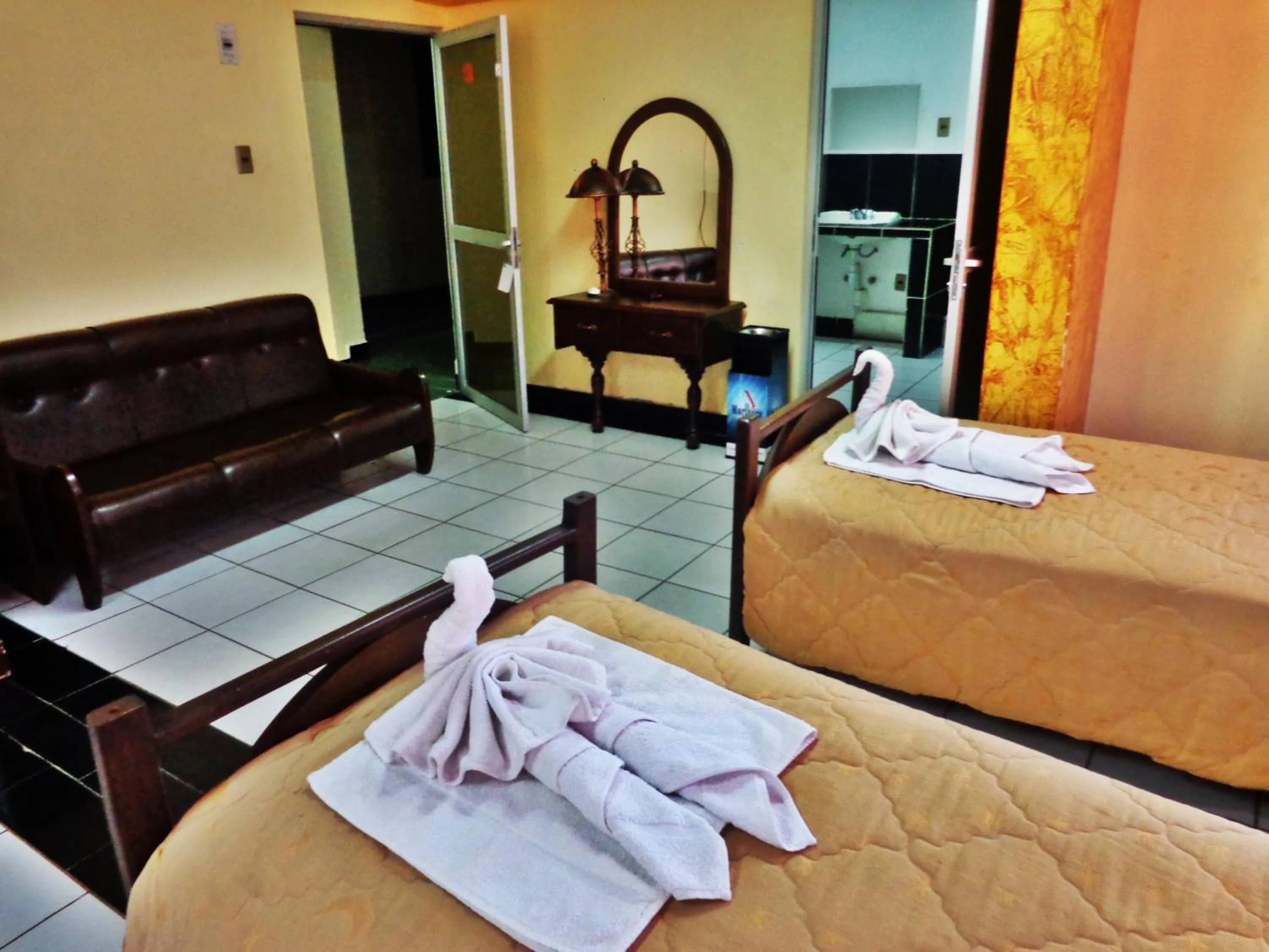 Bed in Hotel Alexander