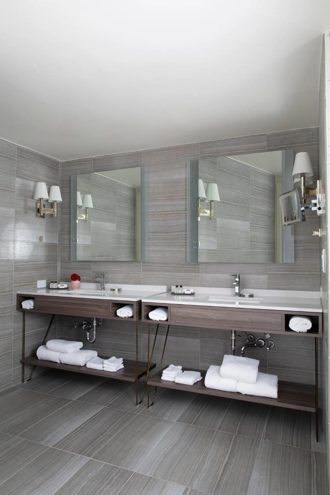 Bathroom in Crowne Plaza Atlanta Perimeter at Ravinia by IHG