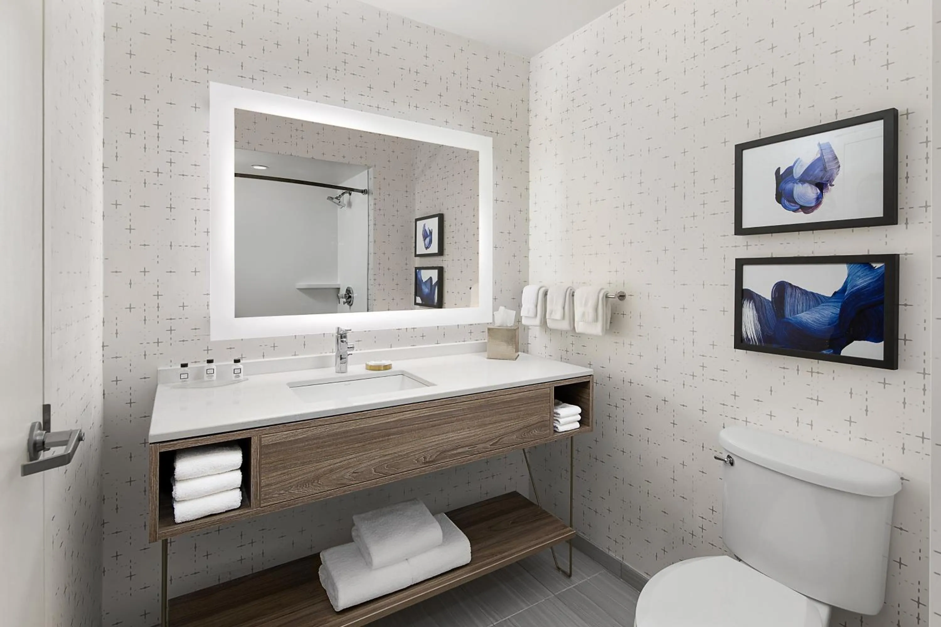 Bathroom in Crowne Plaza Atlanta Perimeter at Ravinia by IHG