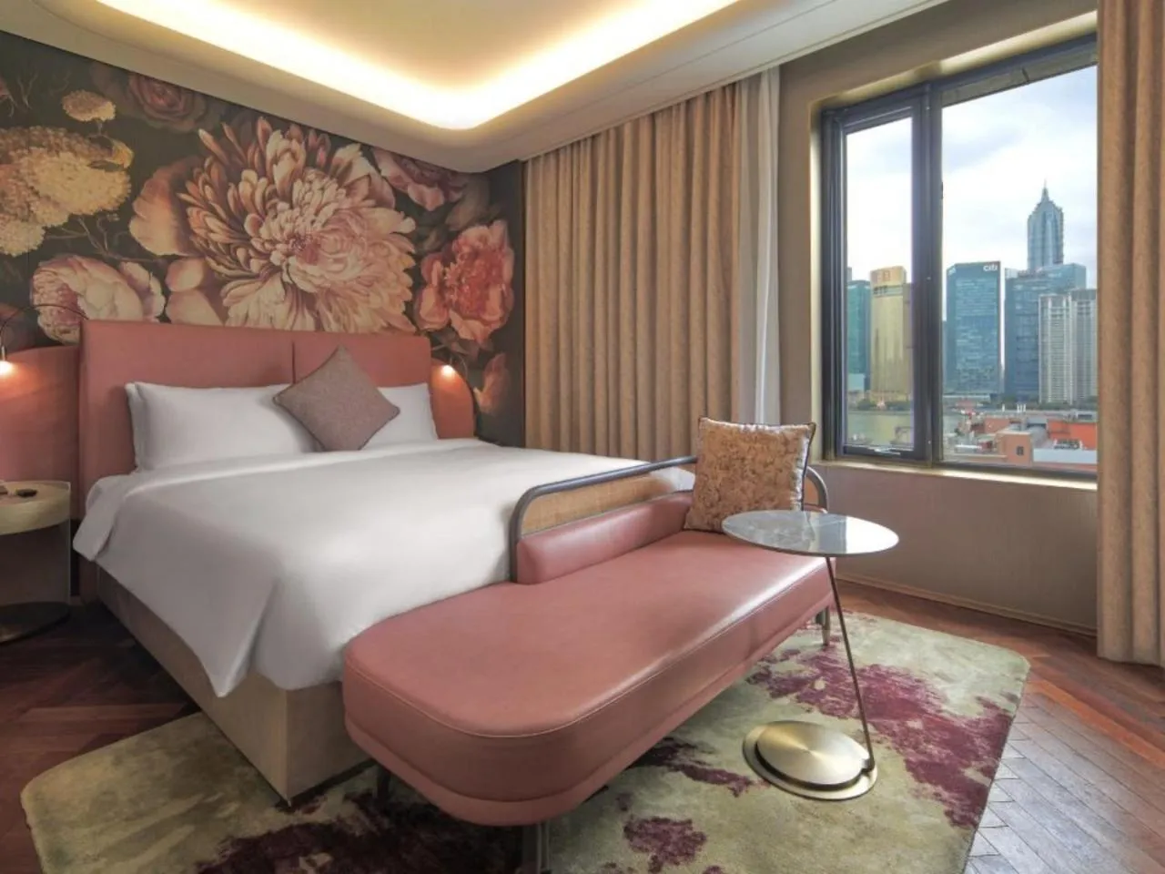 Bedroom, Bed in Blossom House Shanghai On The Bund