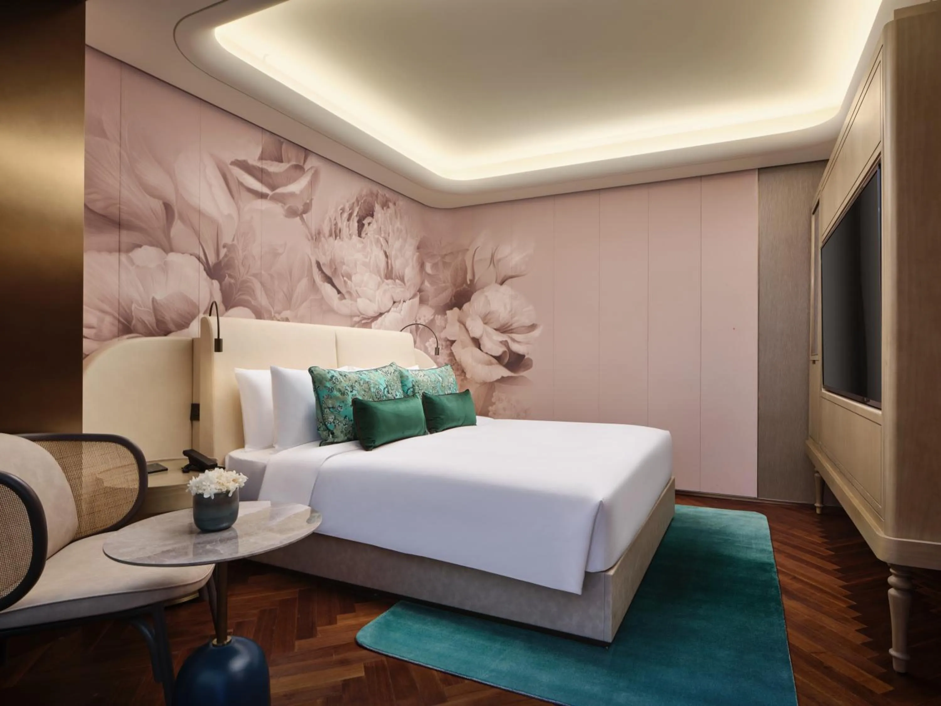 Bedroom, Bed in Blossom House Shanghai On The Bund