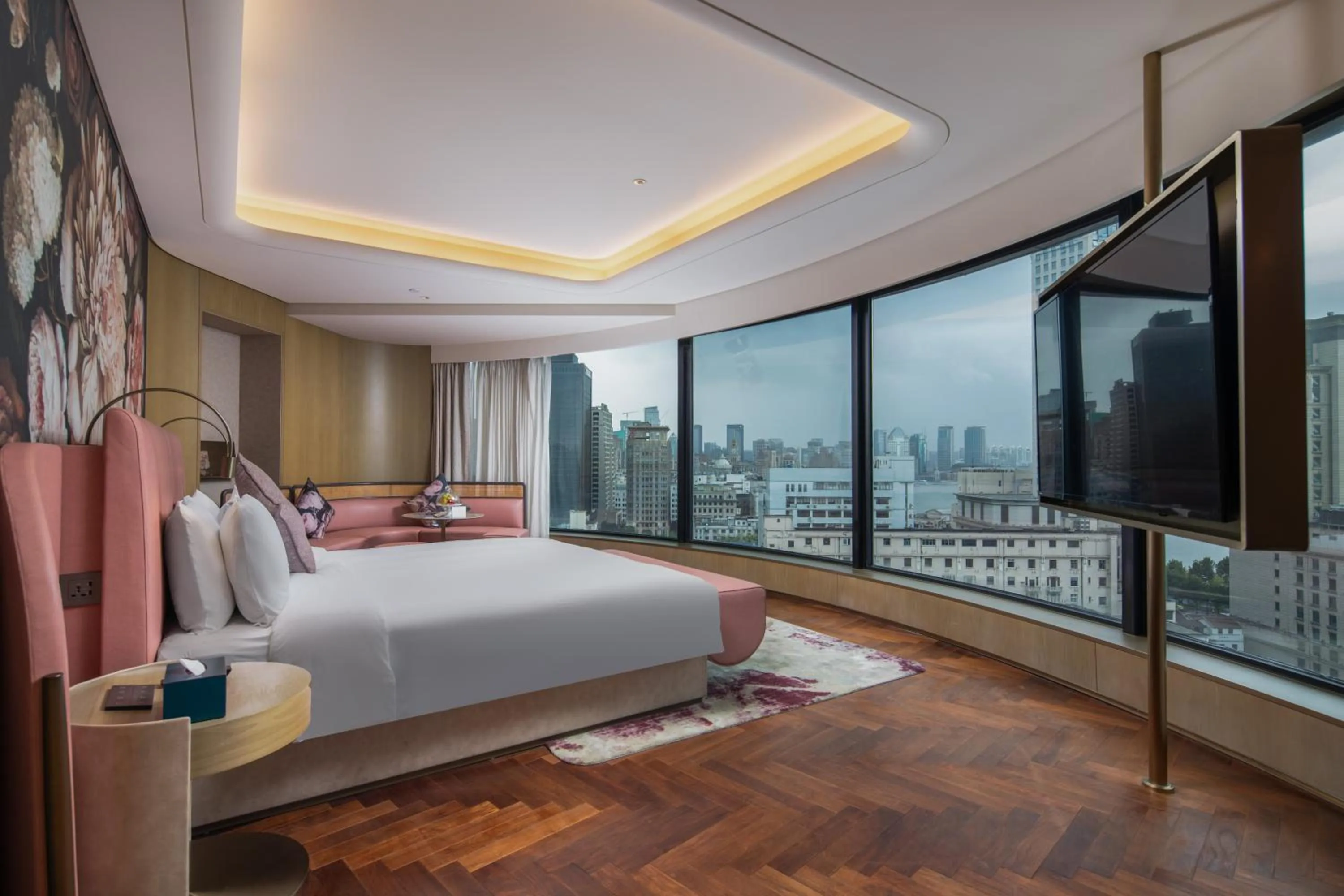 View (from property/room), Bed in Blossom House Shanghai On The Bund