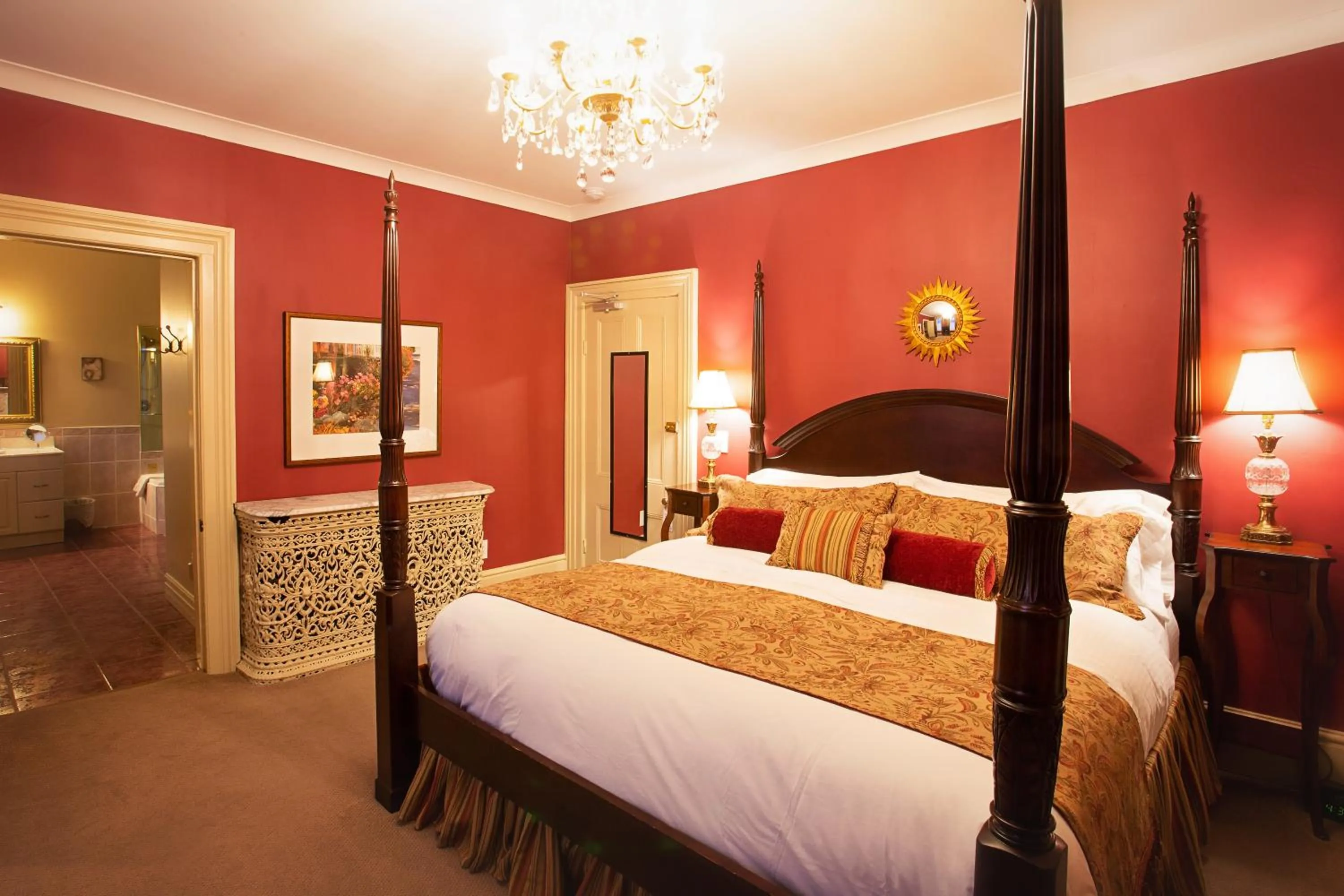 Bed in The Woodview Inn