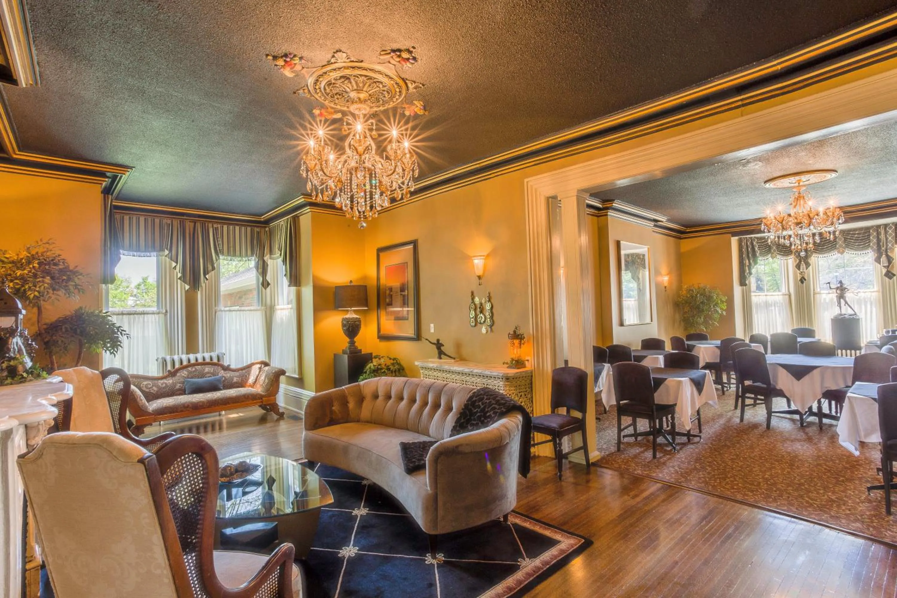 Seating area in The Woodview Inn