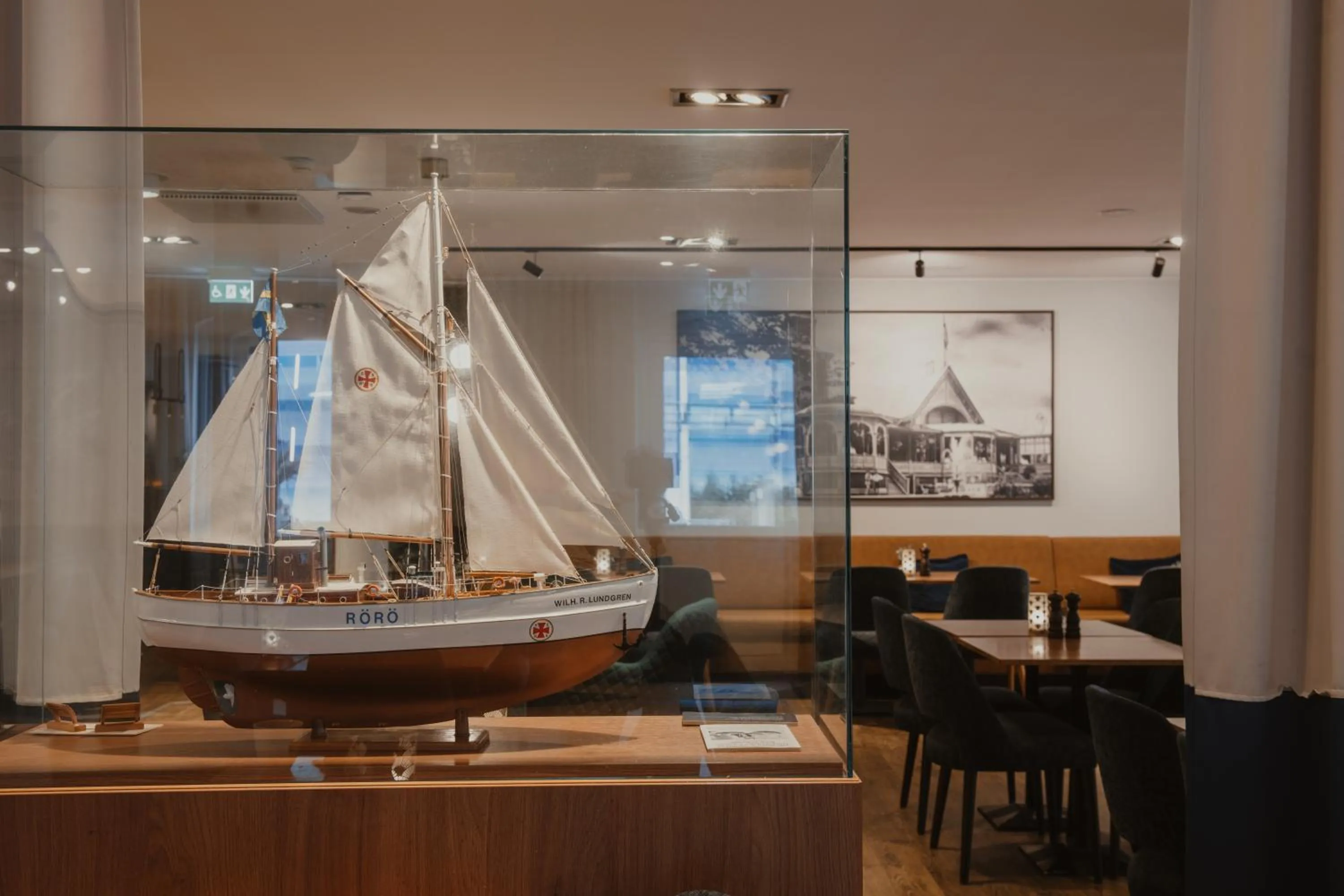 Dining area in Home Hotel Fregatten