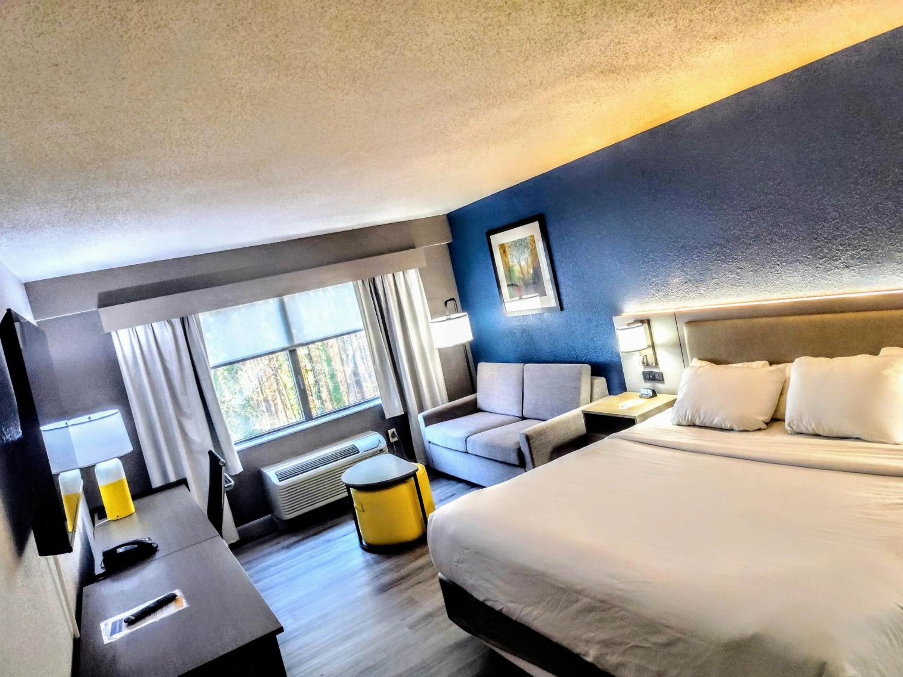 TV and multimedia, Bed in Comfort Inn Alpharetta-Atlanta North
