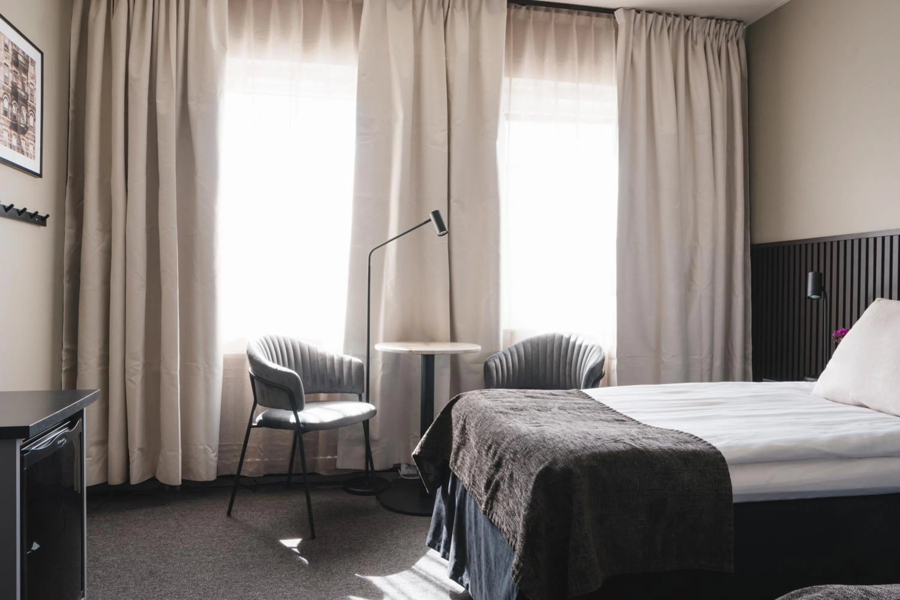 Bed in VICI Hotels Linköping