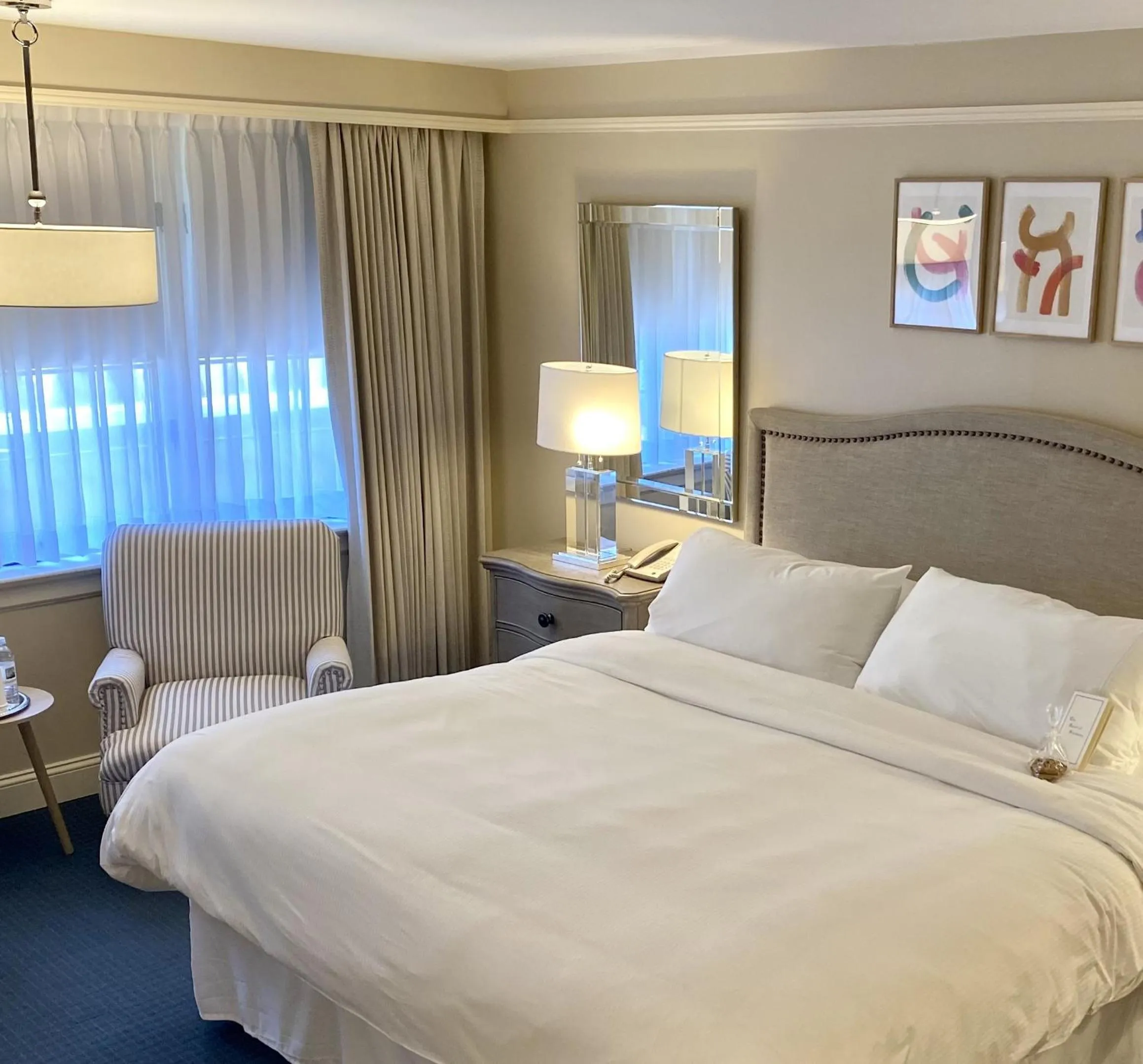 Bed in The Simsbury Inn