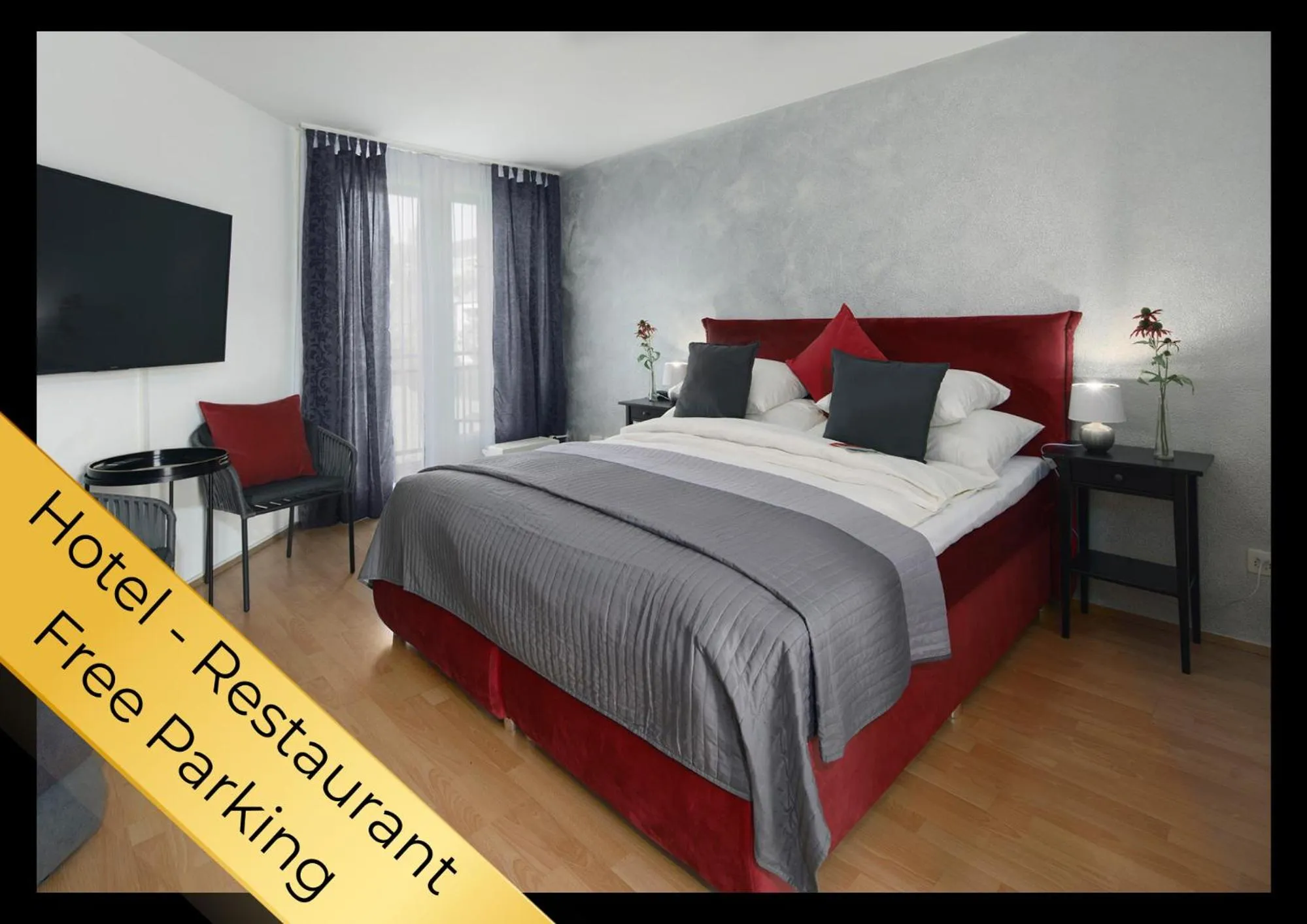 Bed in Hotel Egerkingen, idealer Zwischenstopp