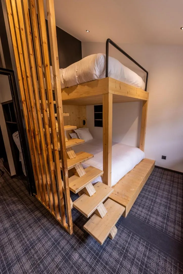 Bed in Hôtel 16 | 150 Montagne & Spa Nuxe