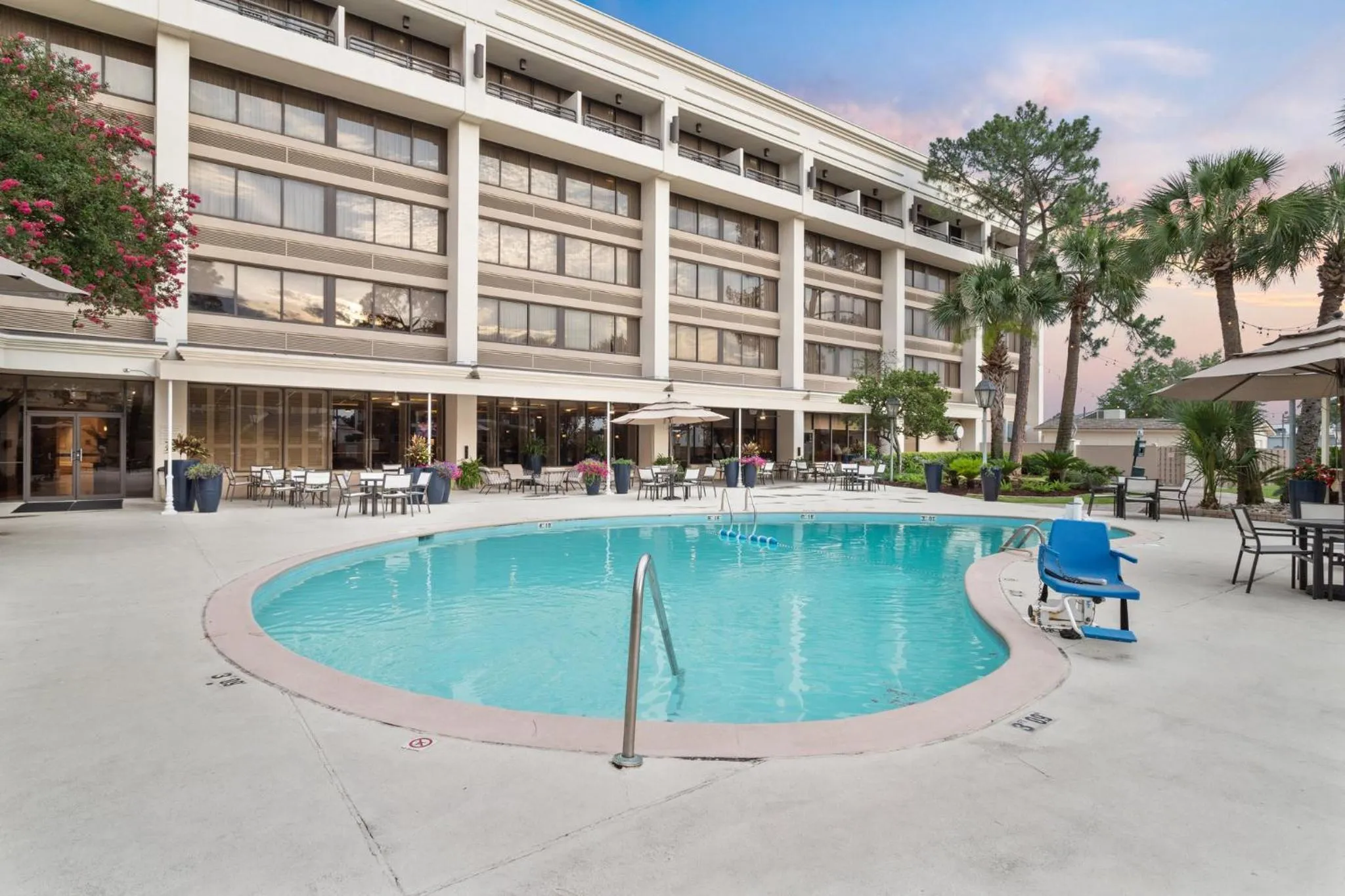 Swimming pool in Crowne Plaza Executive Center Baton Rouge by IHG