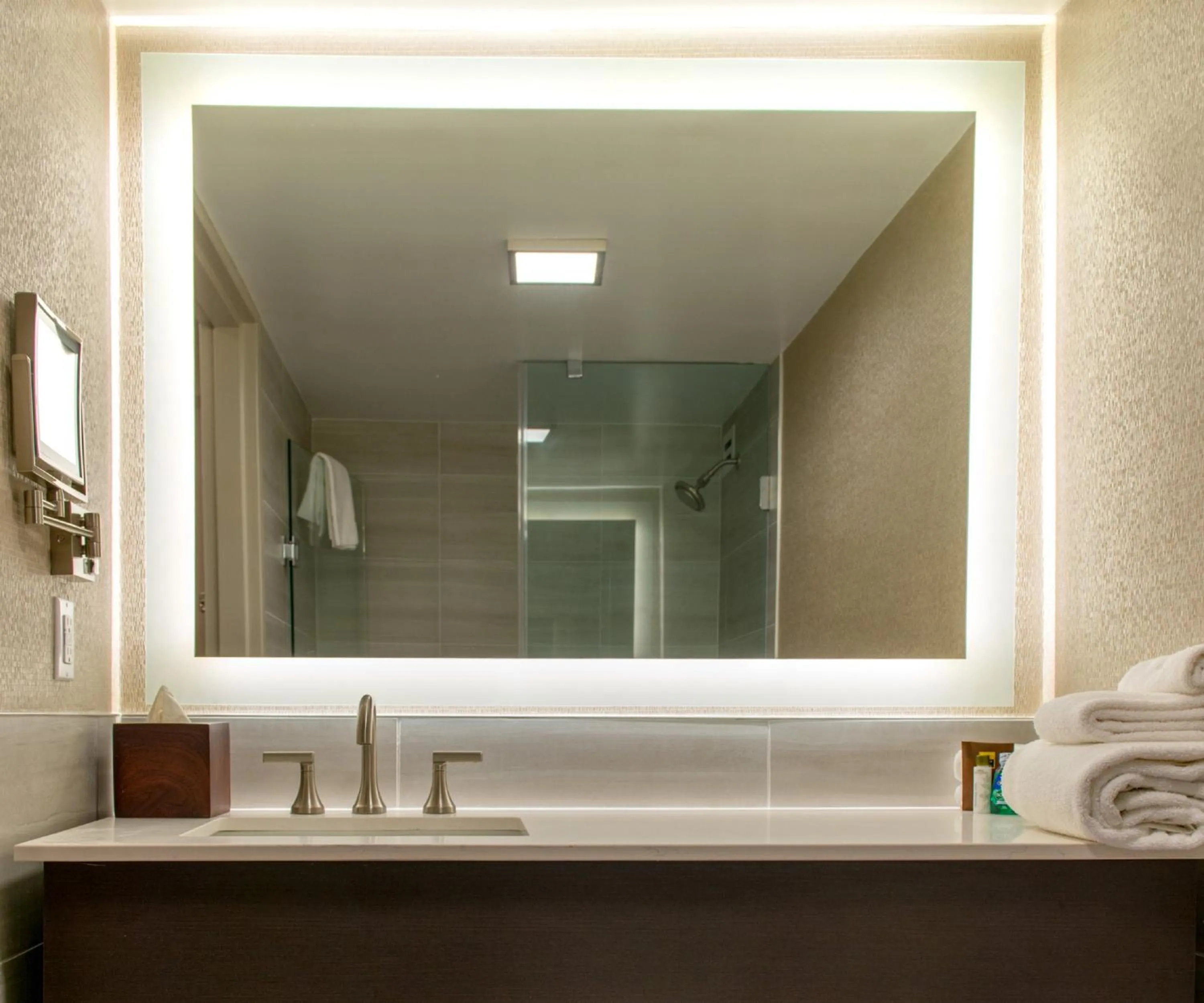 Bathroom in Crowne Plaza Executive Center Baton Rouge by IHG