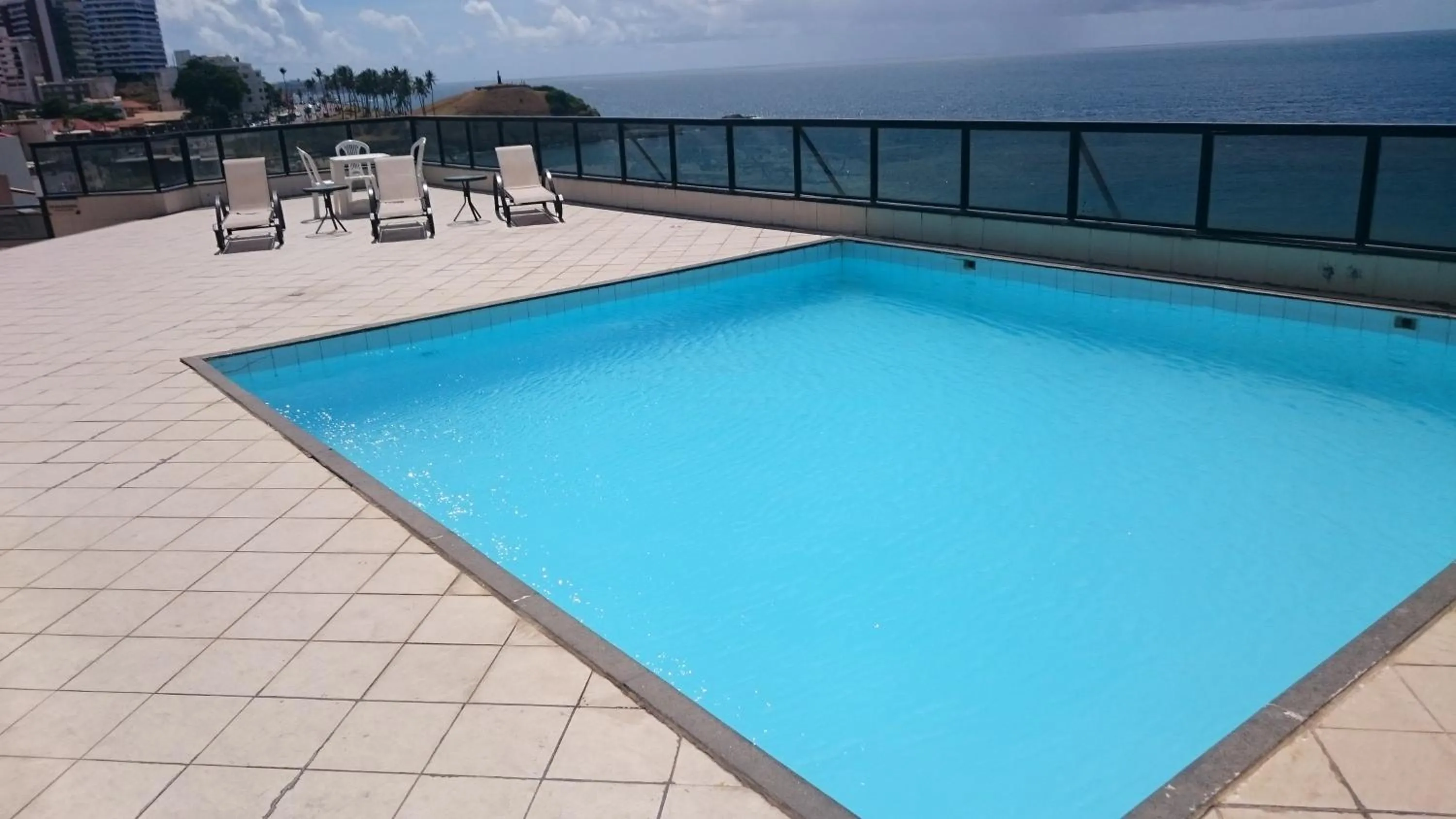 Swimming pool in Farol Barra Flat