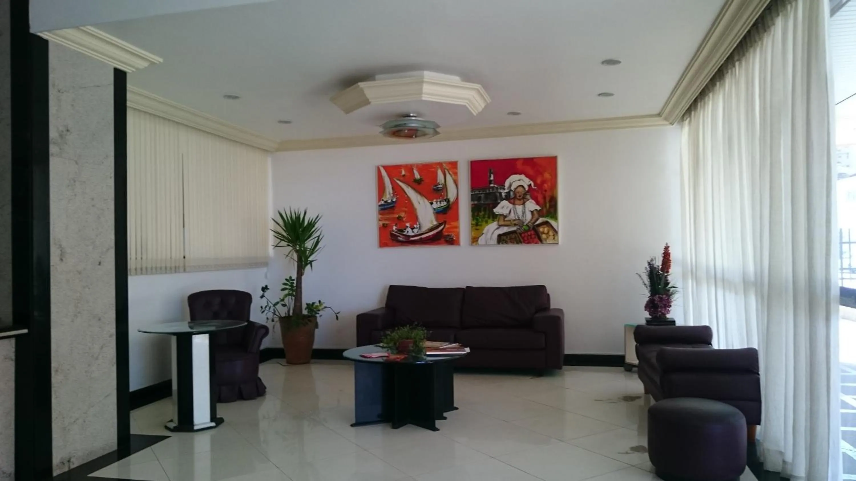 Living room in Farol Barra Flat