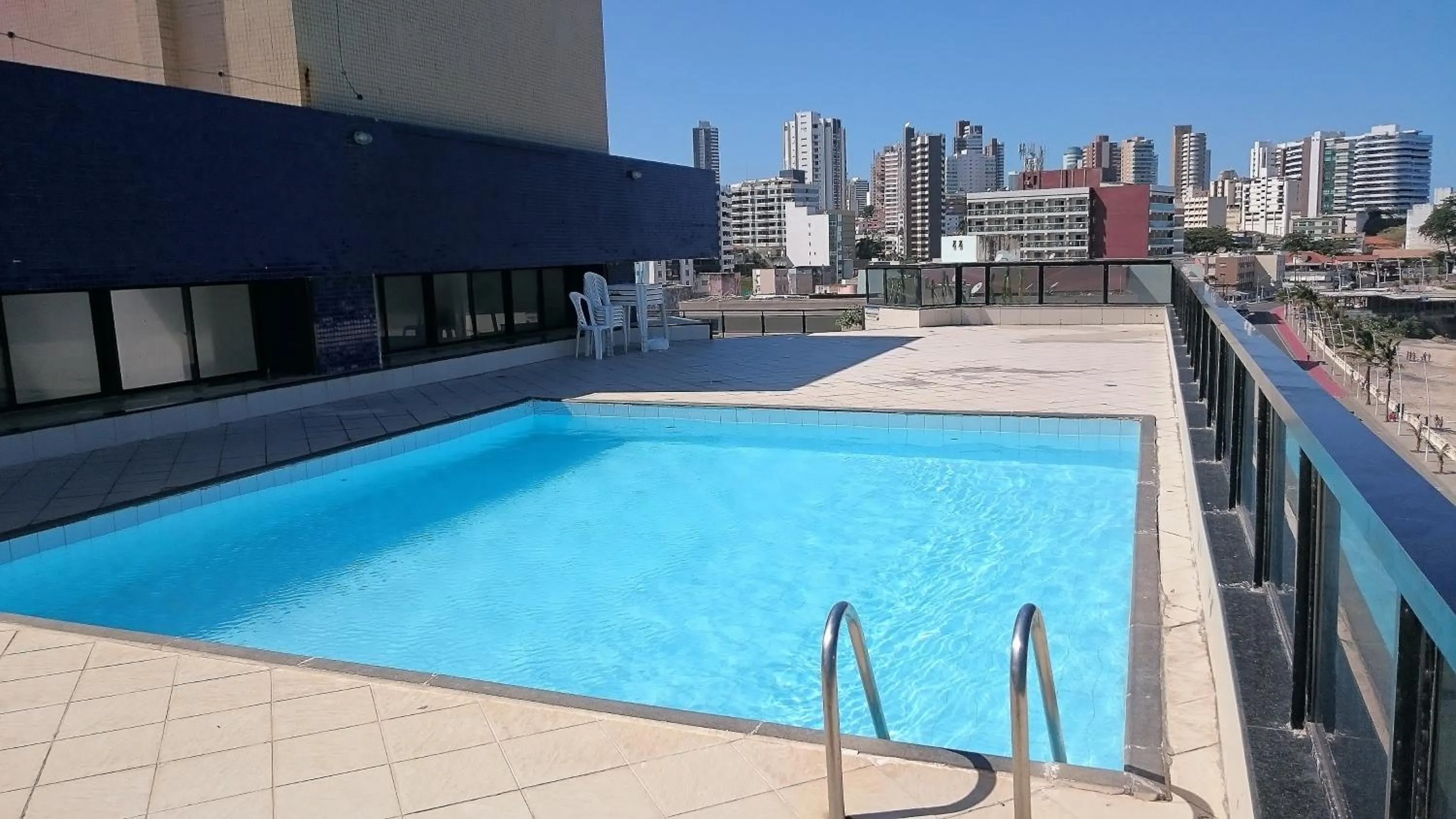 Swimming pool in Farol Barra Flat