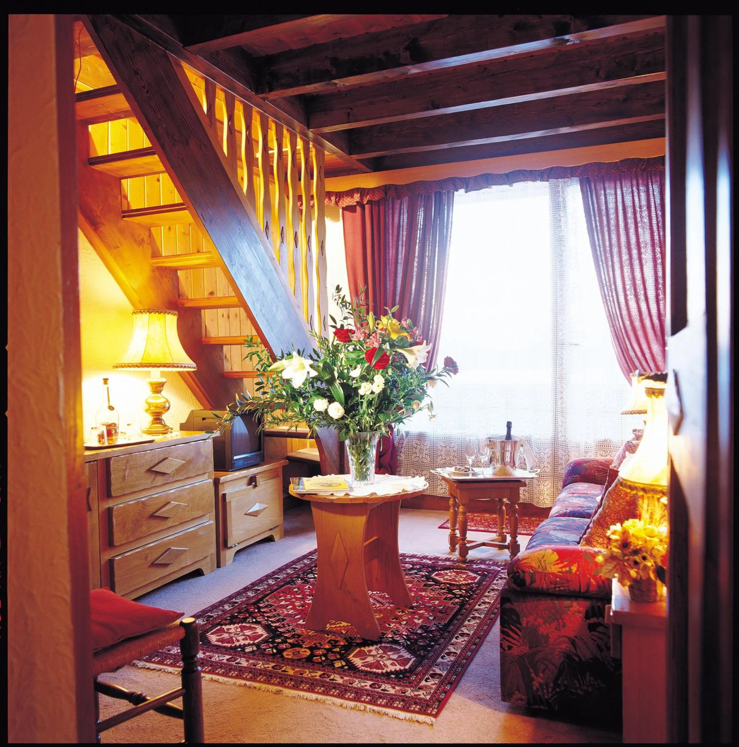 Living room in L'Auberge du Choucas