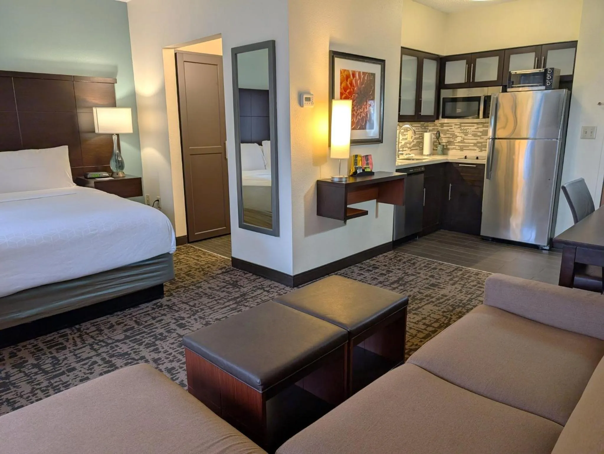 Photo of the whole room, Bed in Staybridge Suites Indianapolis-Fishers by IHG