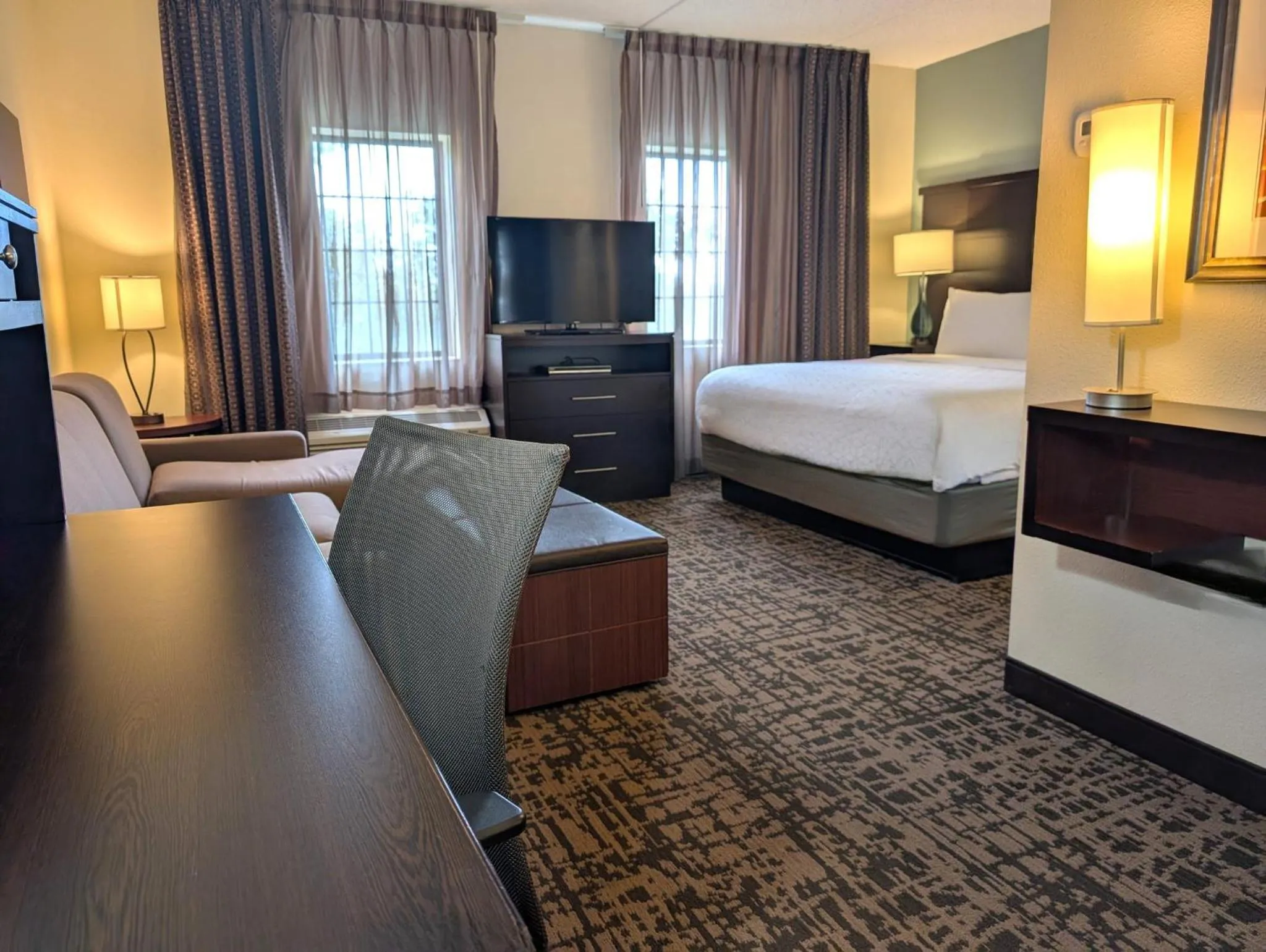Photo of the whole room, Bed in Staybridge Suites Indianapolis-Fishers by IHG