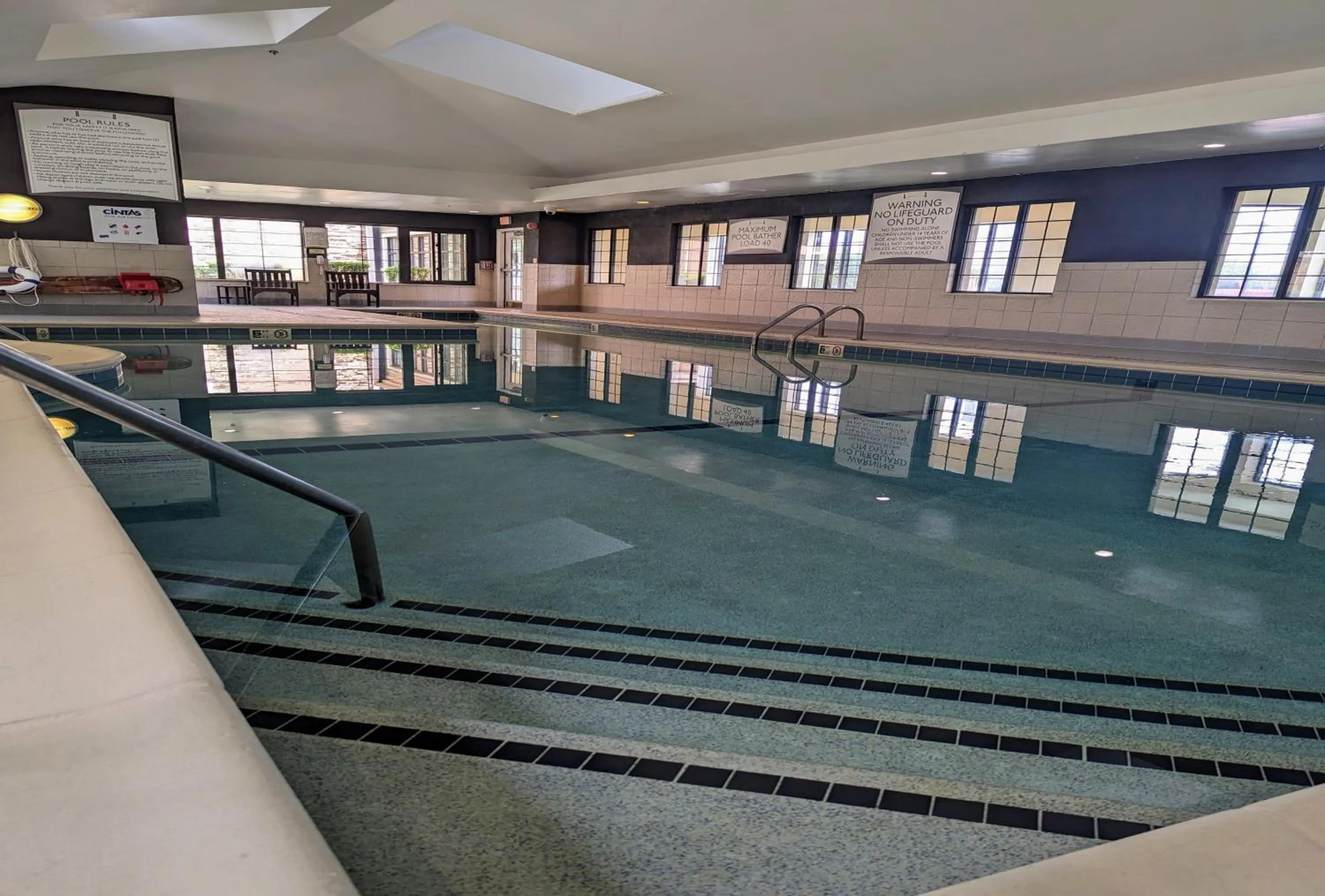 Swimming pool in Staybridge Suites Indianapolis-Fishers by IHG
