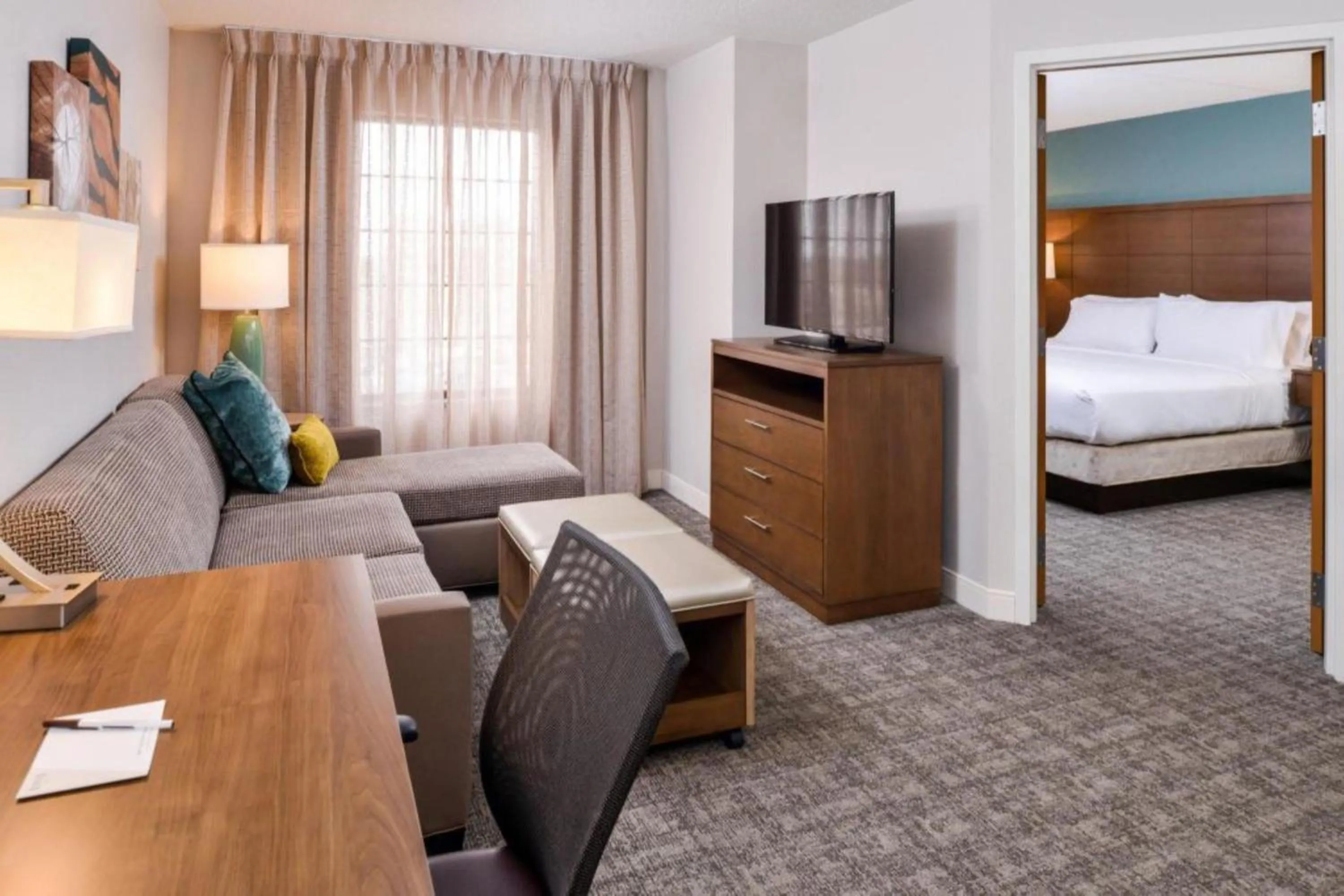 Photo of the whole room, Bed in Staybridge Suites Indianapolis-Fishers by IHG