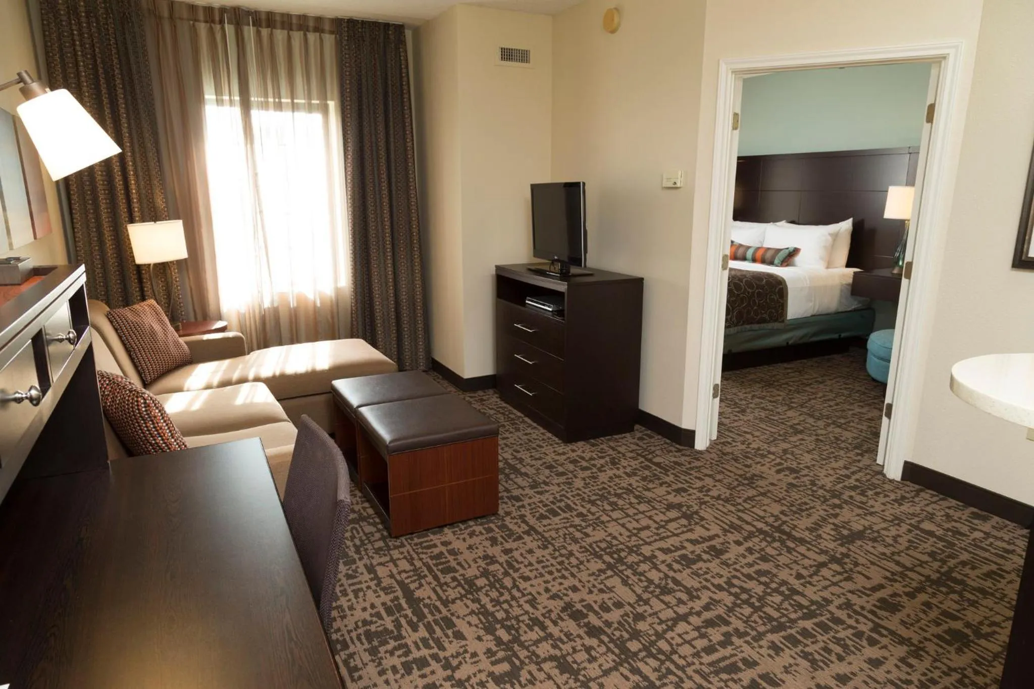Photo of the whole room, Bed in Staybridge Suites Indianapolis-Fishers by IHG