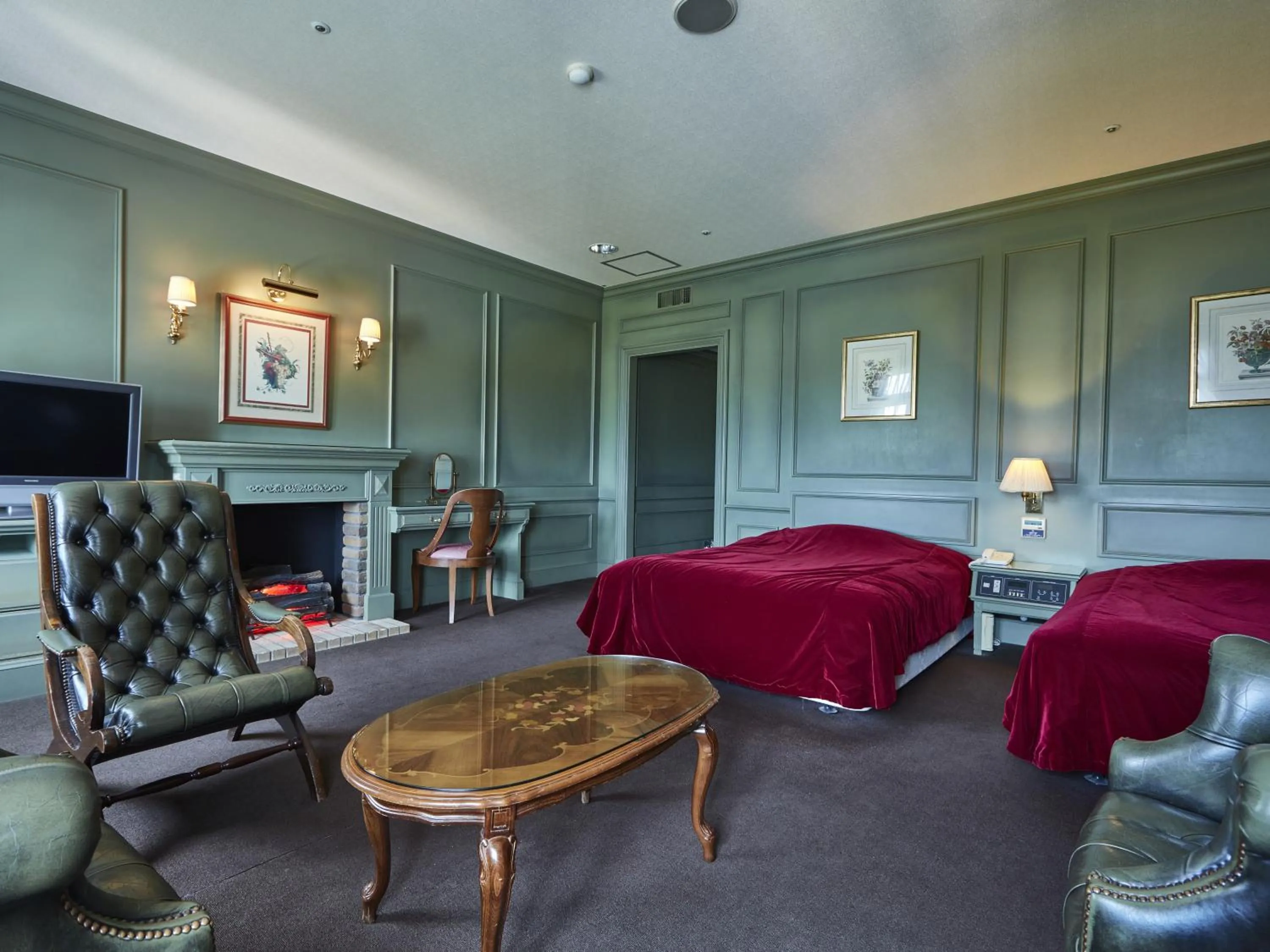 Photo of the whole room, Bed in Wellness Forest Nasu