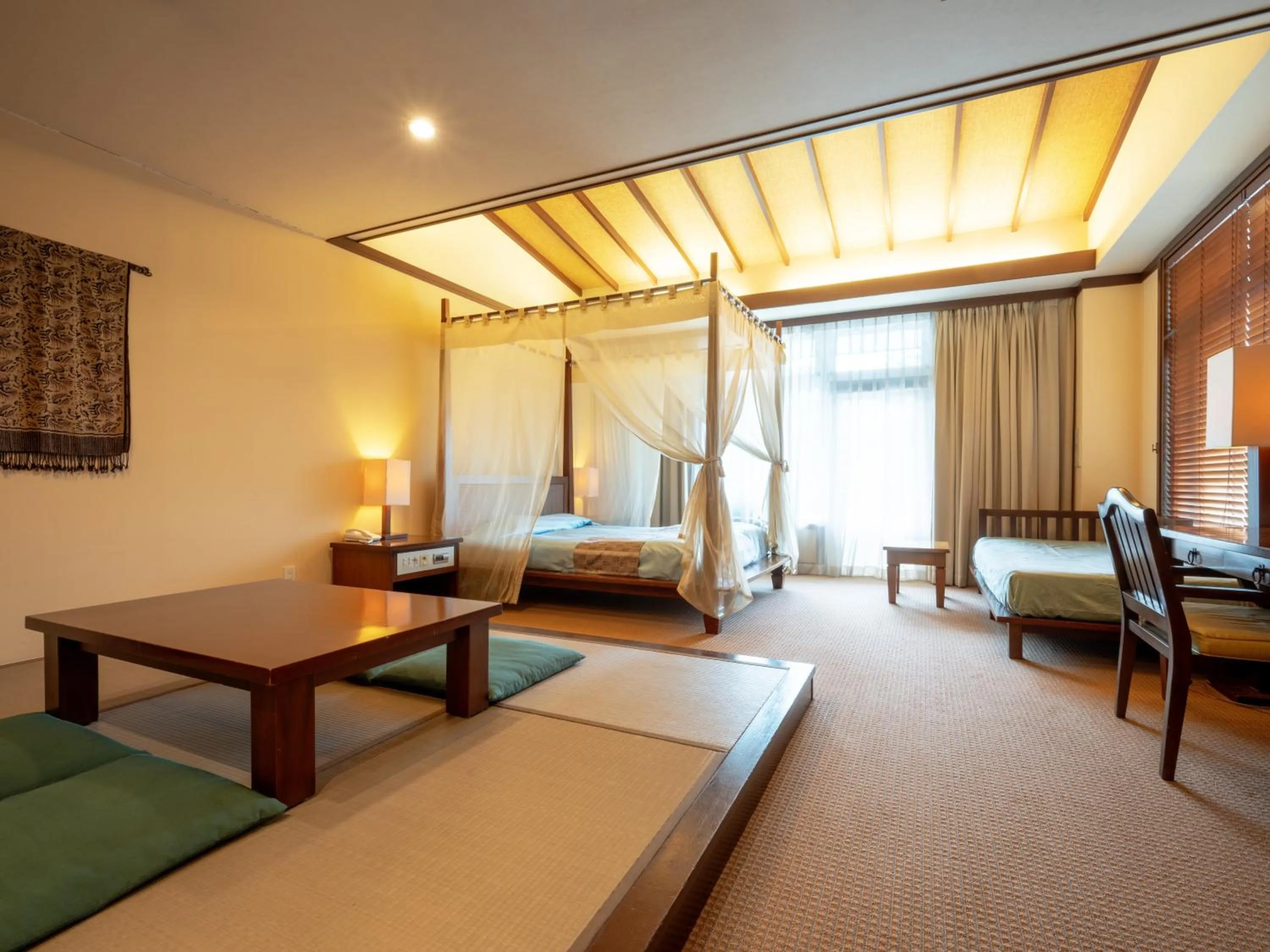 Photo of the whole room, Bed in Wellness Forest Nasu