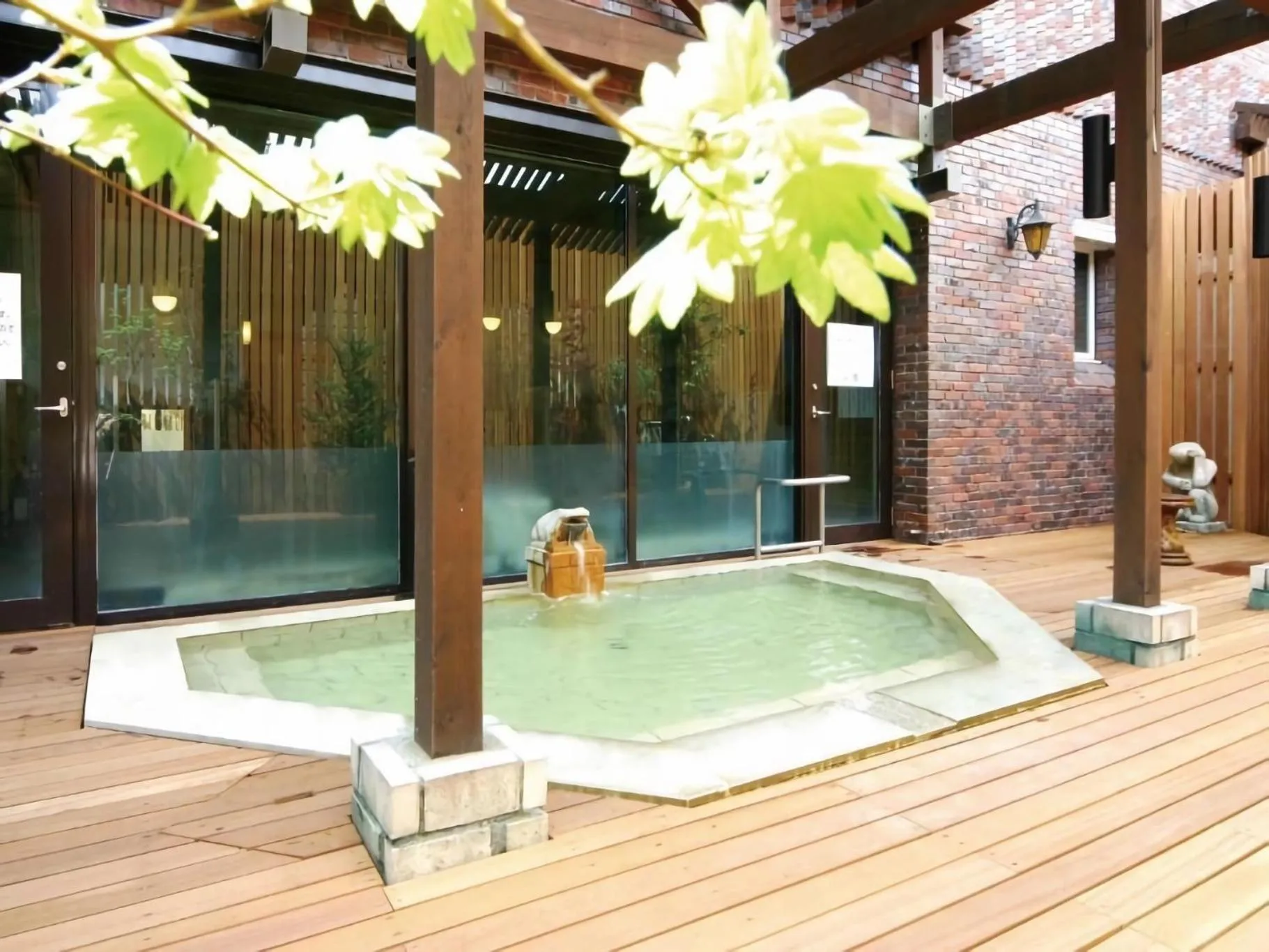 Hot Spring Bath in Wellness Forest Nasu
