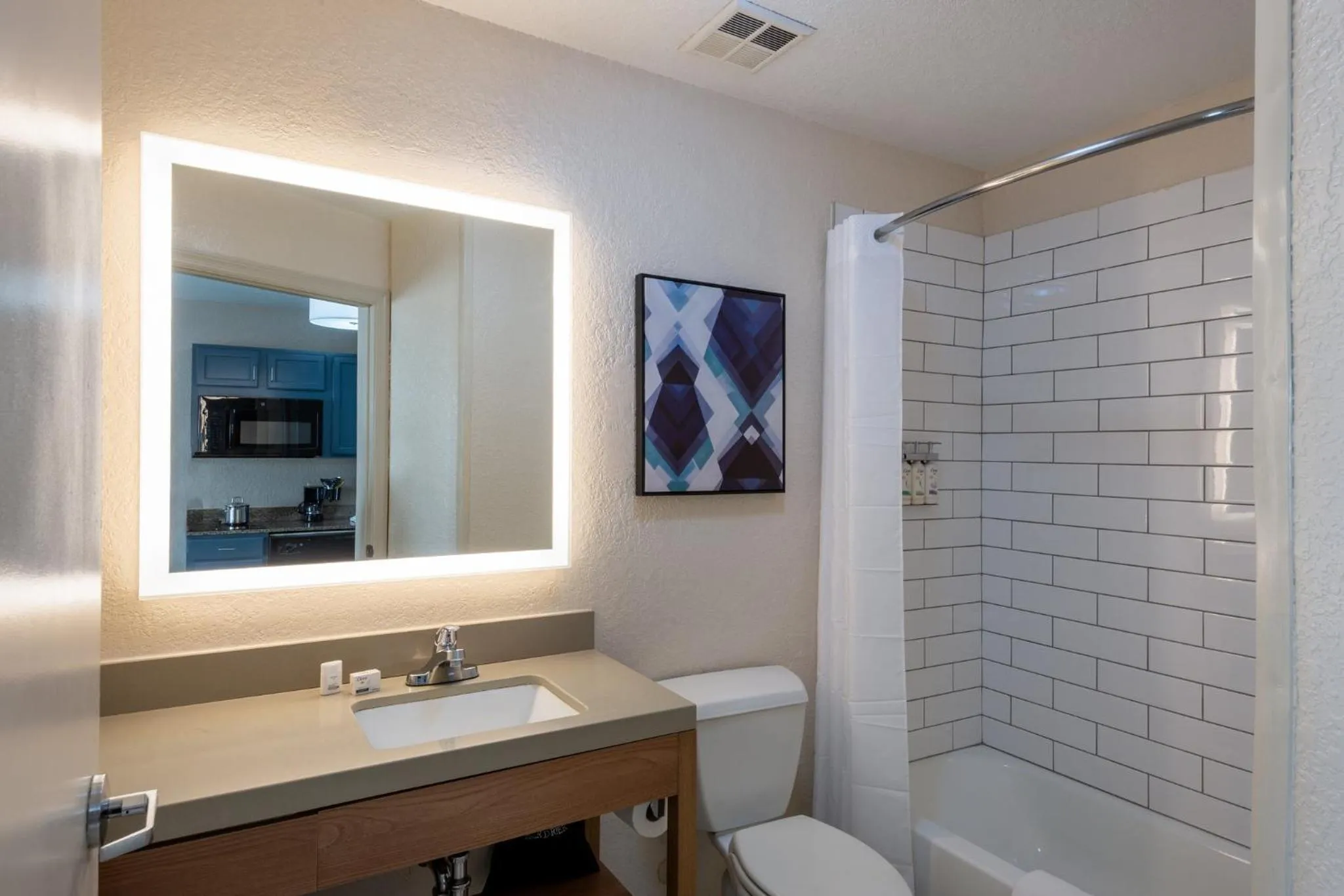 Bathroom in Candlewood Suites Chesapeake-Suffolk by IHG