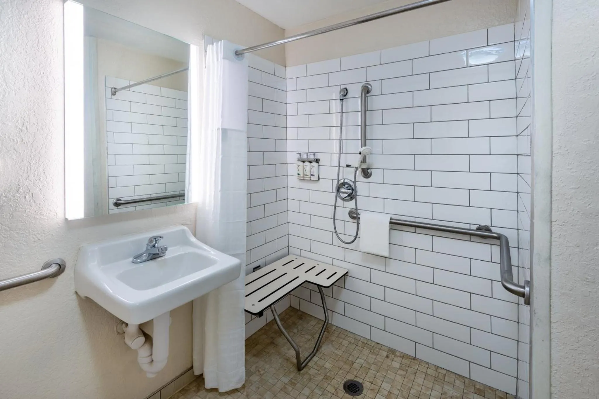 Bathroom in Candlewood Suites Chesapeake-Suffolk by IHG