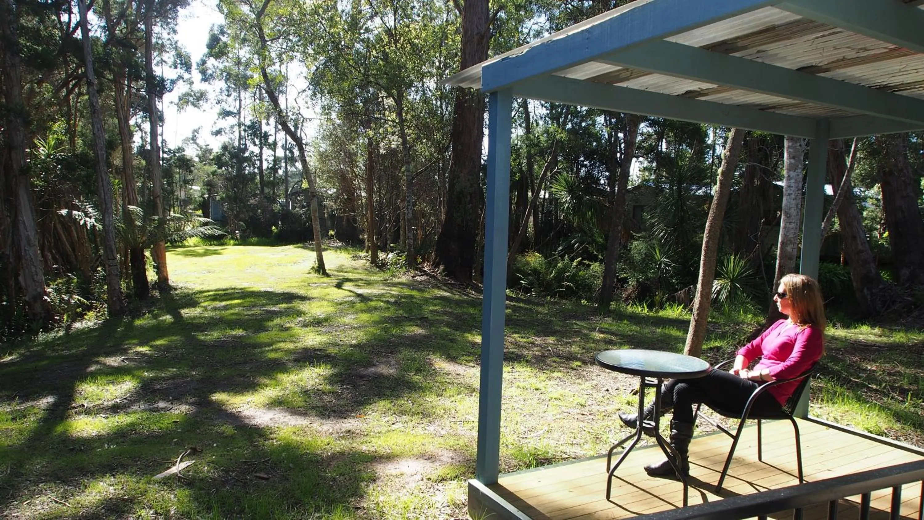 Garden in BIG4 Strahan Holiday Retreat