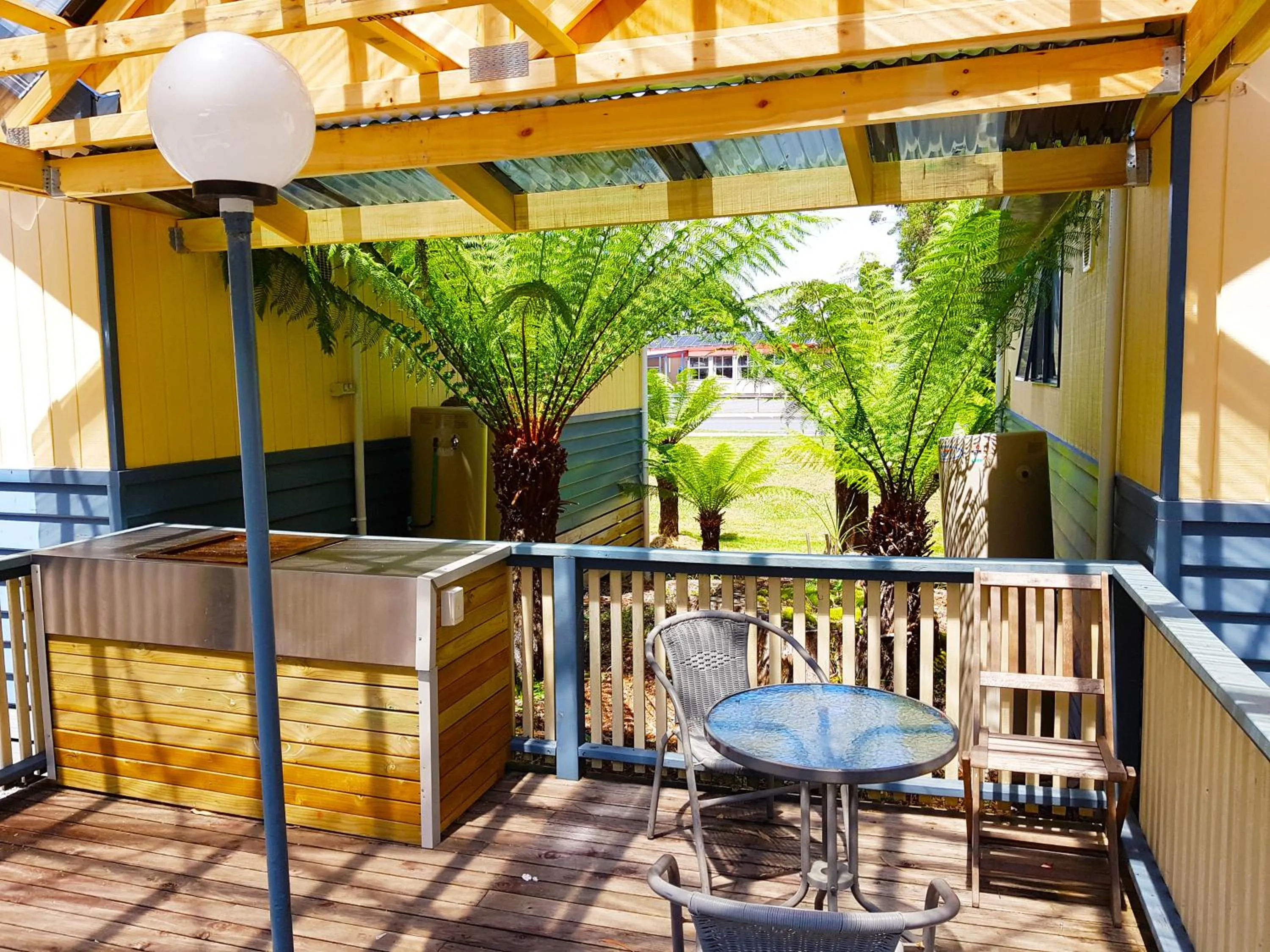 BBQ facilities in BIG4 Strahan Holiday Retreat